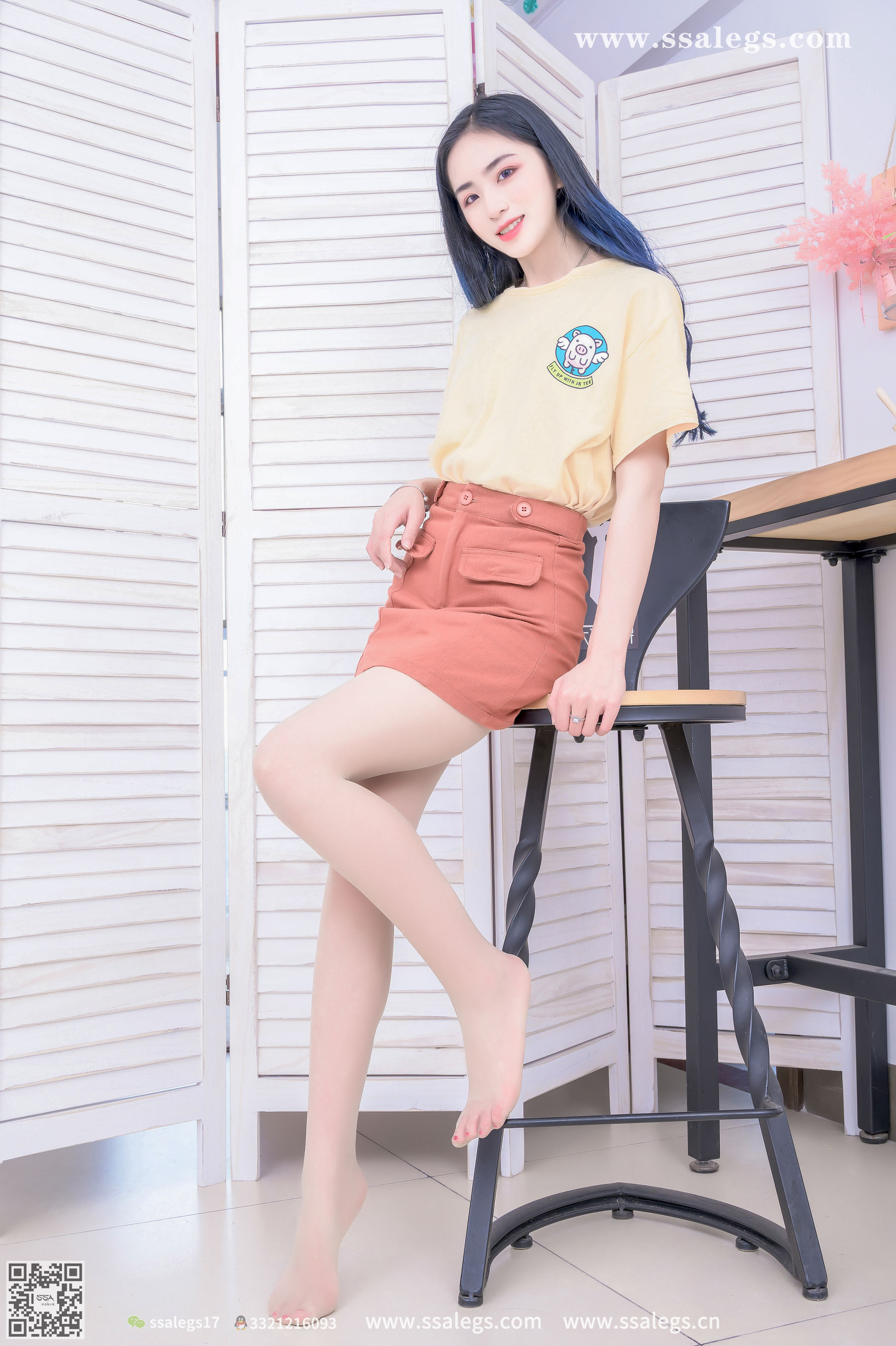 [SSA丝社]超清写真 No.355 茵茵 第一次见面请多多关照  第35张