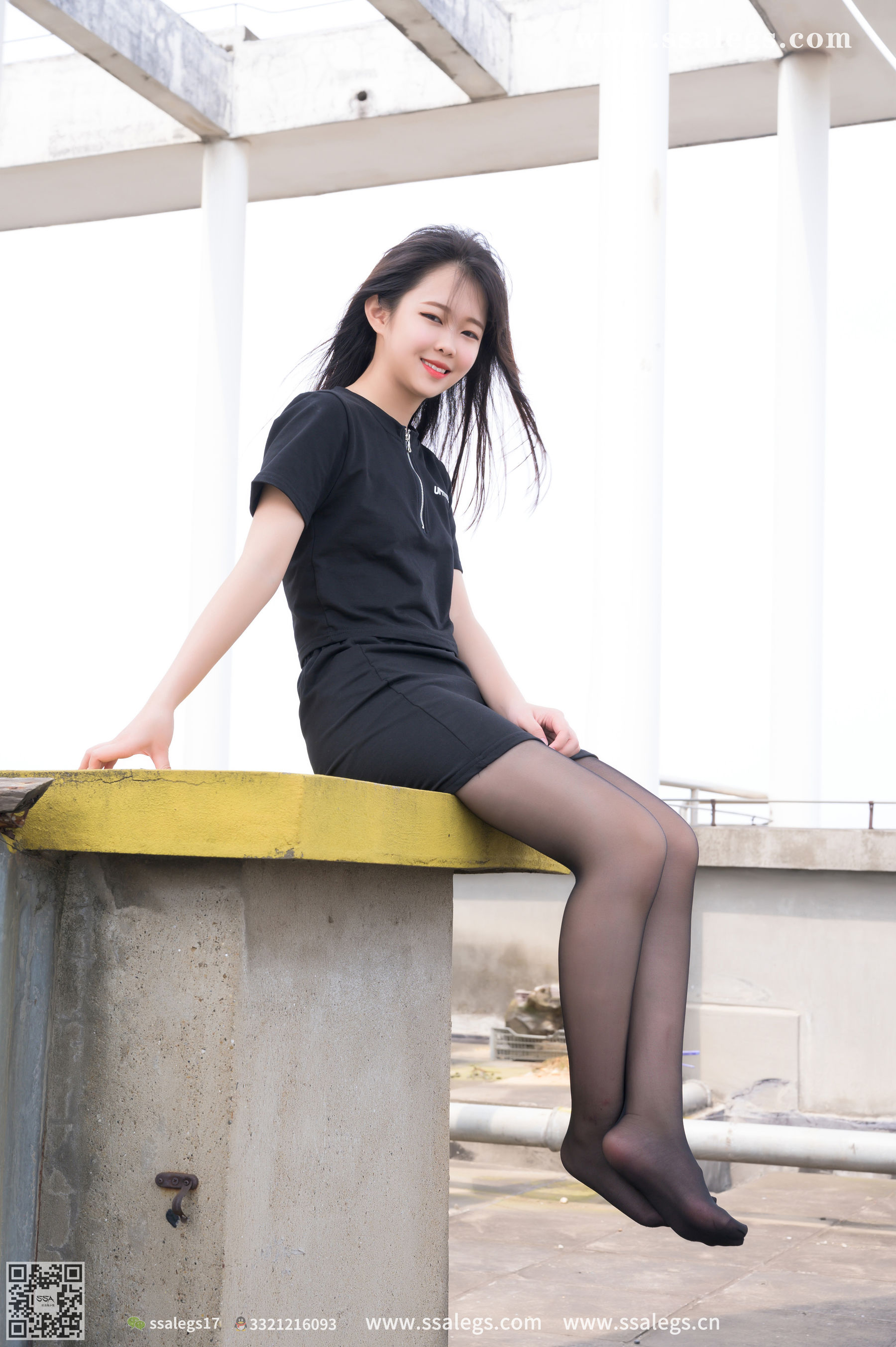 [SSA丝社]超清写真 No.361 点点 居家&amp;天台少女  第127张