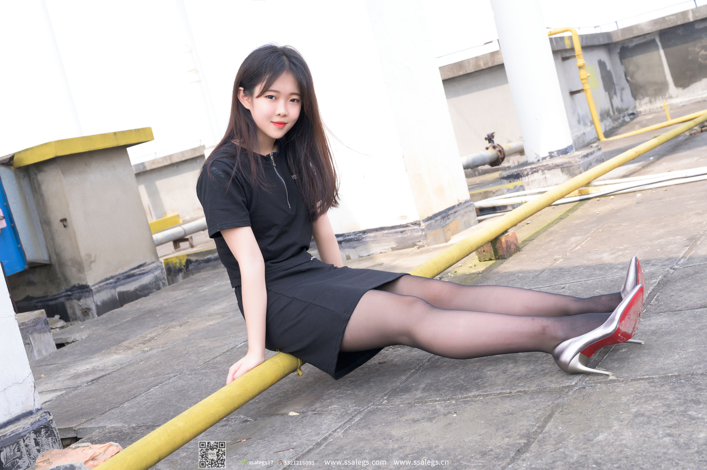 [SSA丝社]超清写真 No.361 点点 居家&amp;天台少女  第91张