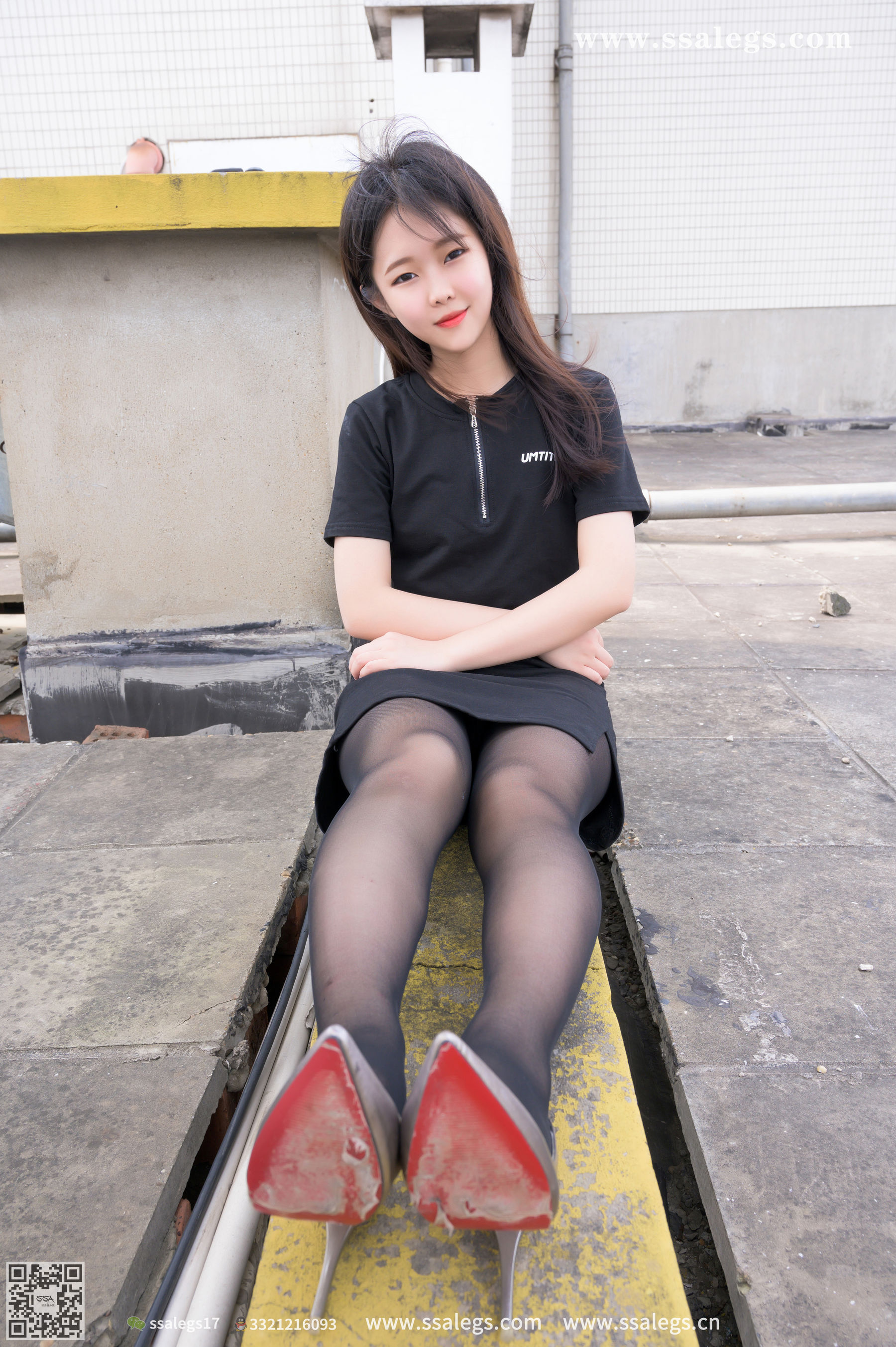 [SSA丝社]超清写真 No.361 点点 居家&amp;天台少女  第101张