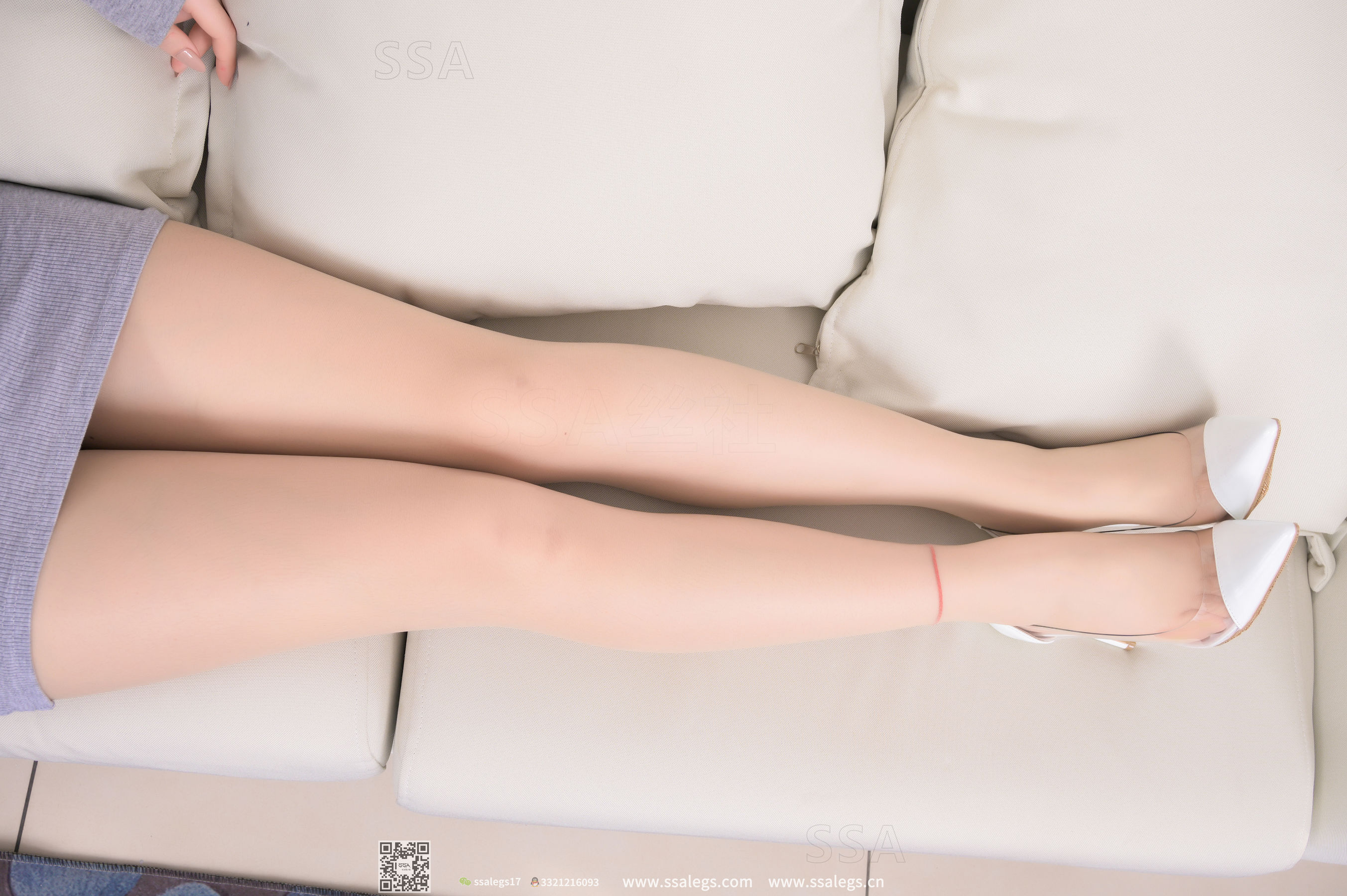 [SSA丝社]超清写真 No.296 蜜桃 笑容治愈系少女的肉丝袜毛衣裙(上)  第18张