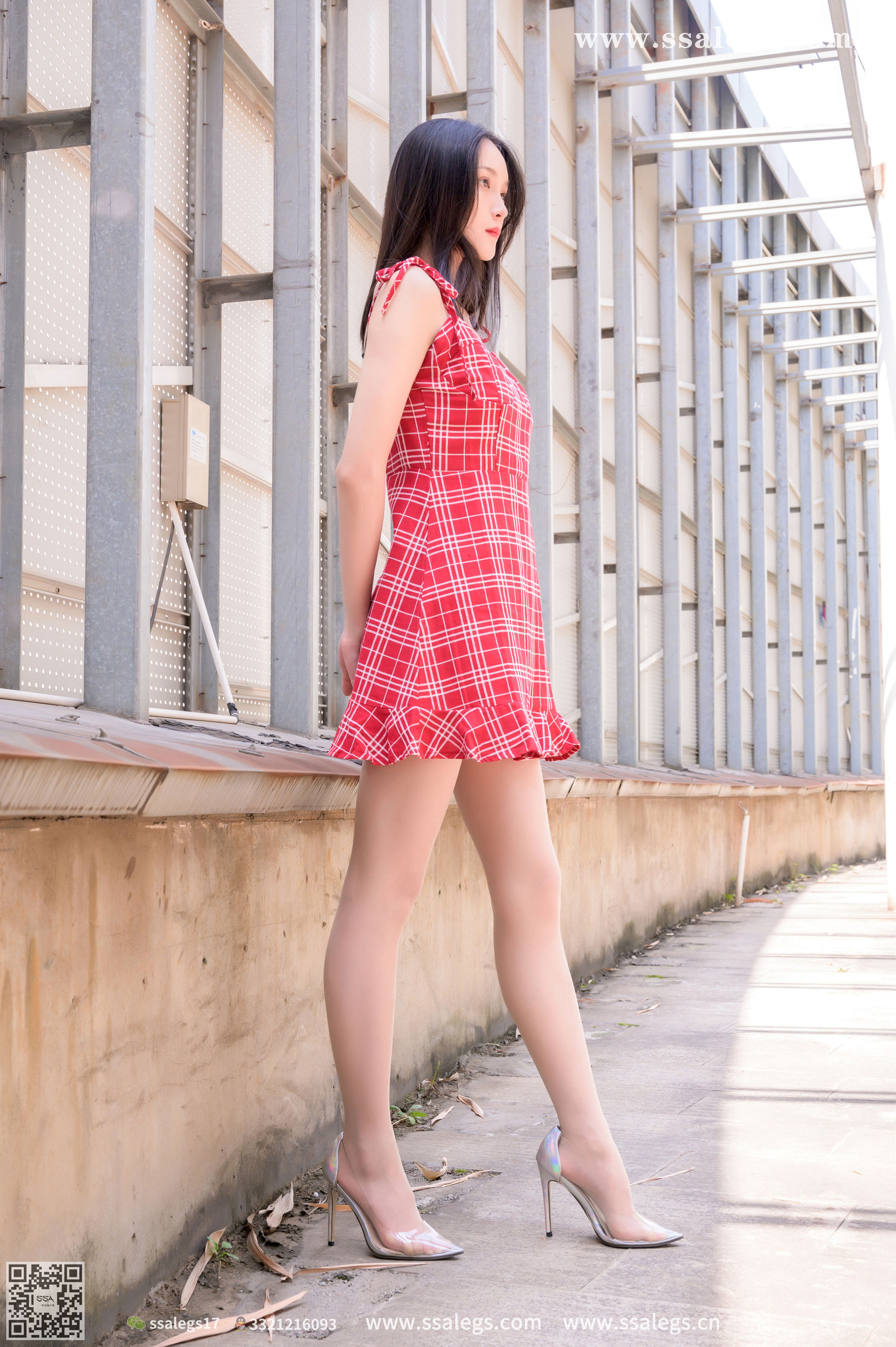 [SSA丝社]超清写真 No.379 君君 小区花园的靓丽风景线  第22张