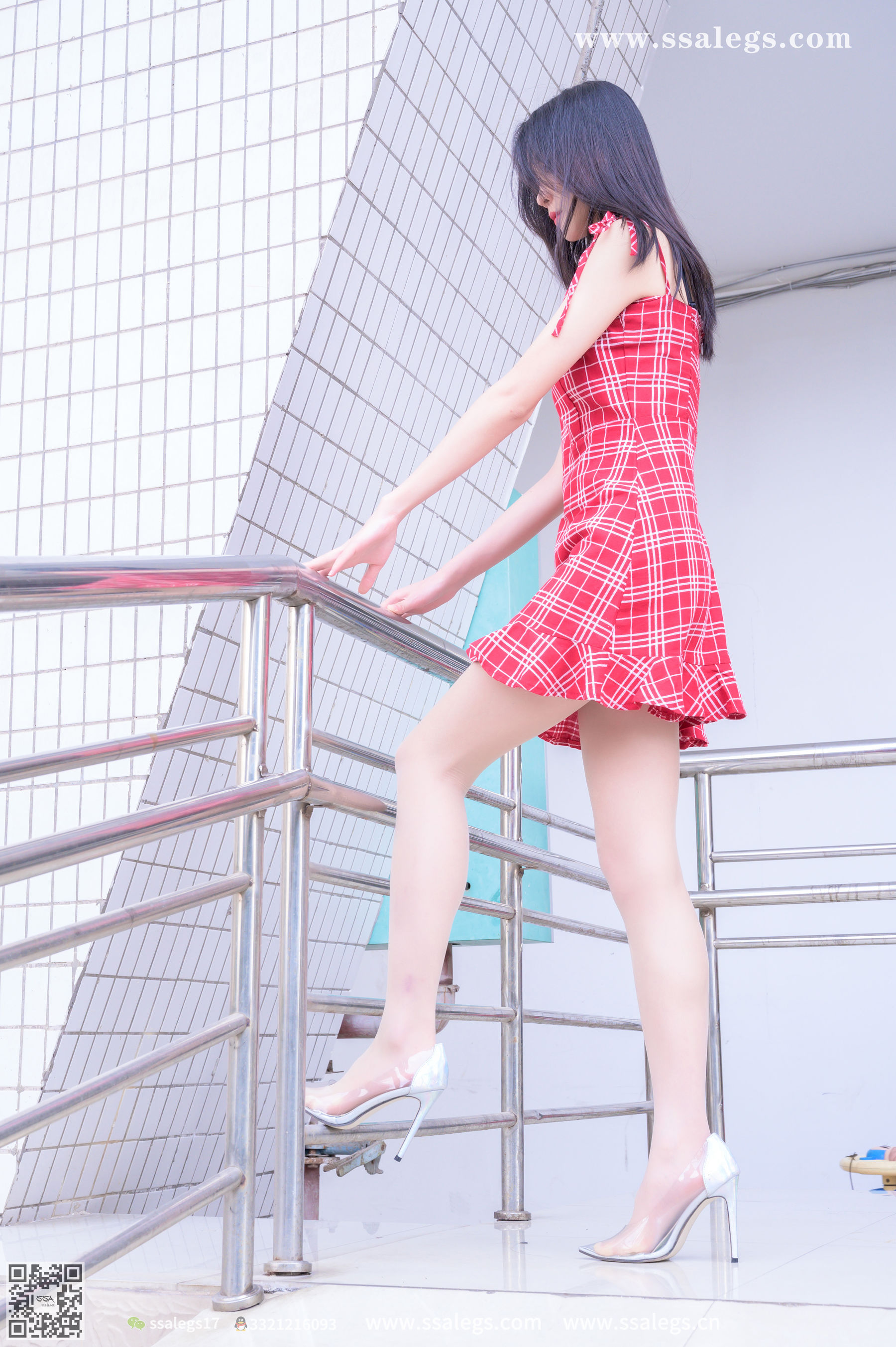 [SSA丝社]超清写真 No.379 君君 小区花园的靓丽风景线  第9张