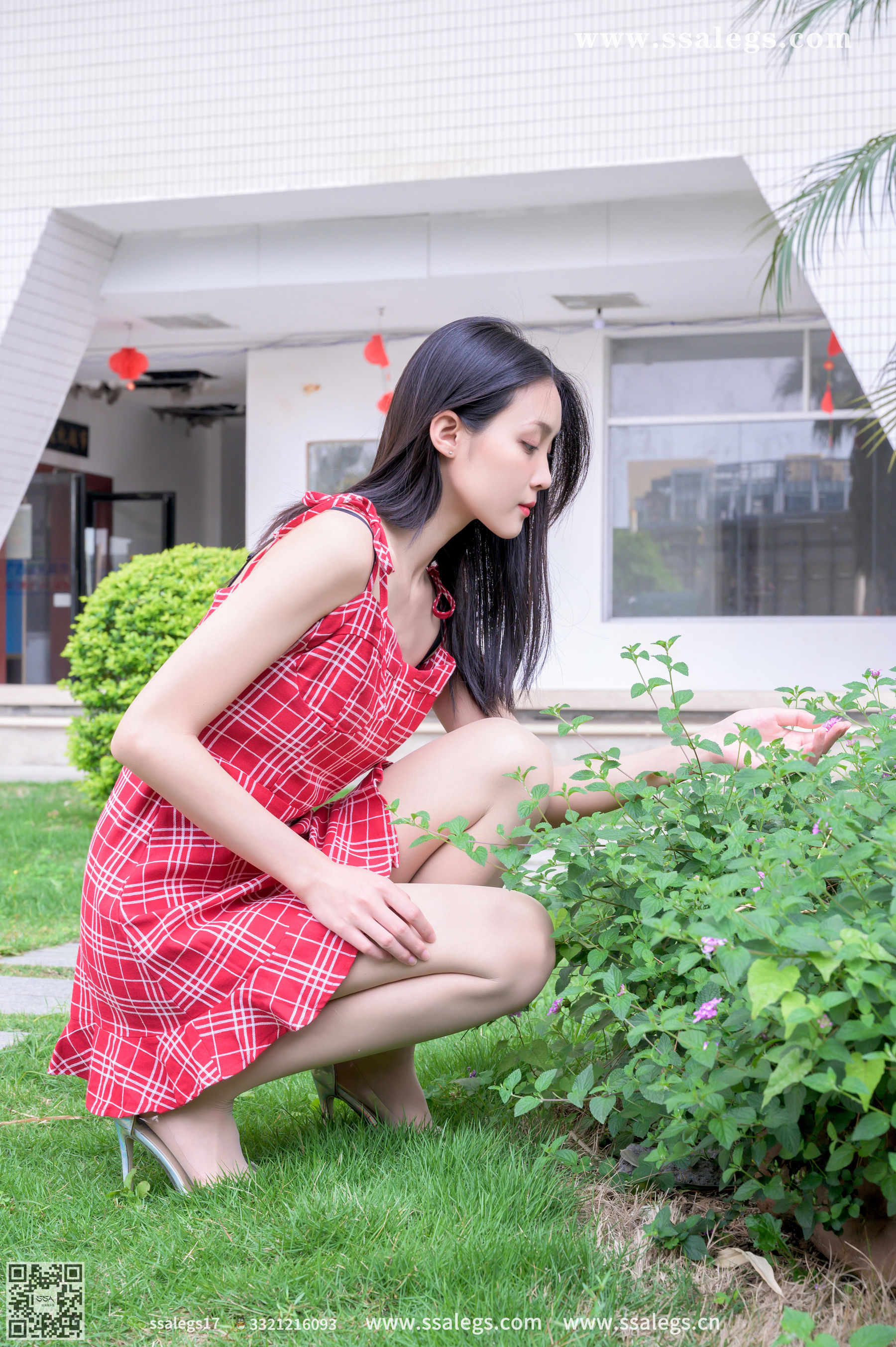 [SSA丝社]超清写真 No.379 君君 小区花园的靓丽风景线  第20张