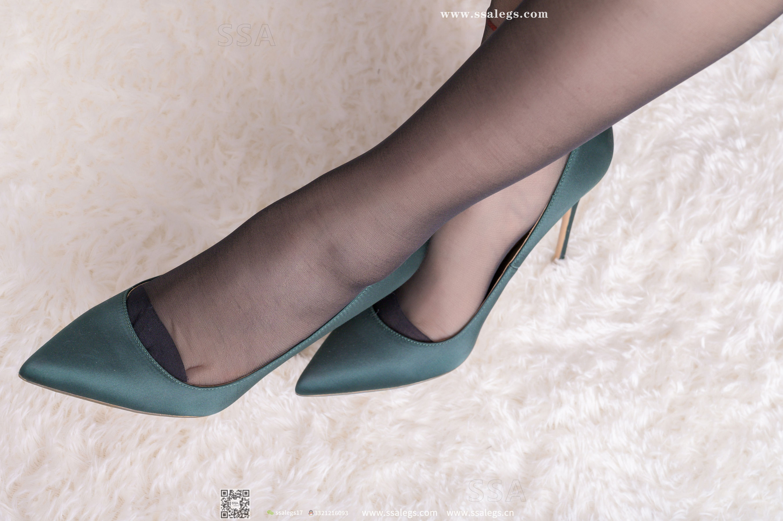 [SSA丝社]超清写真 No.342 蜜桃 复古的孔雀绿(上)  第8张