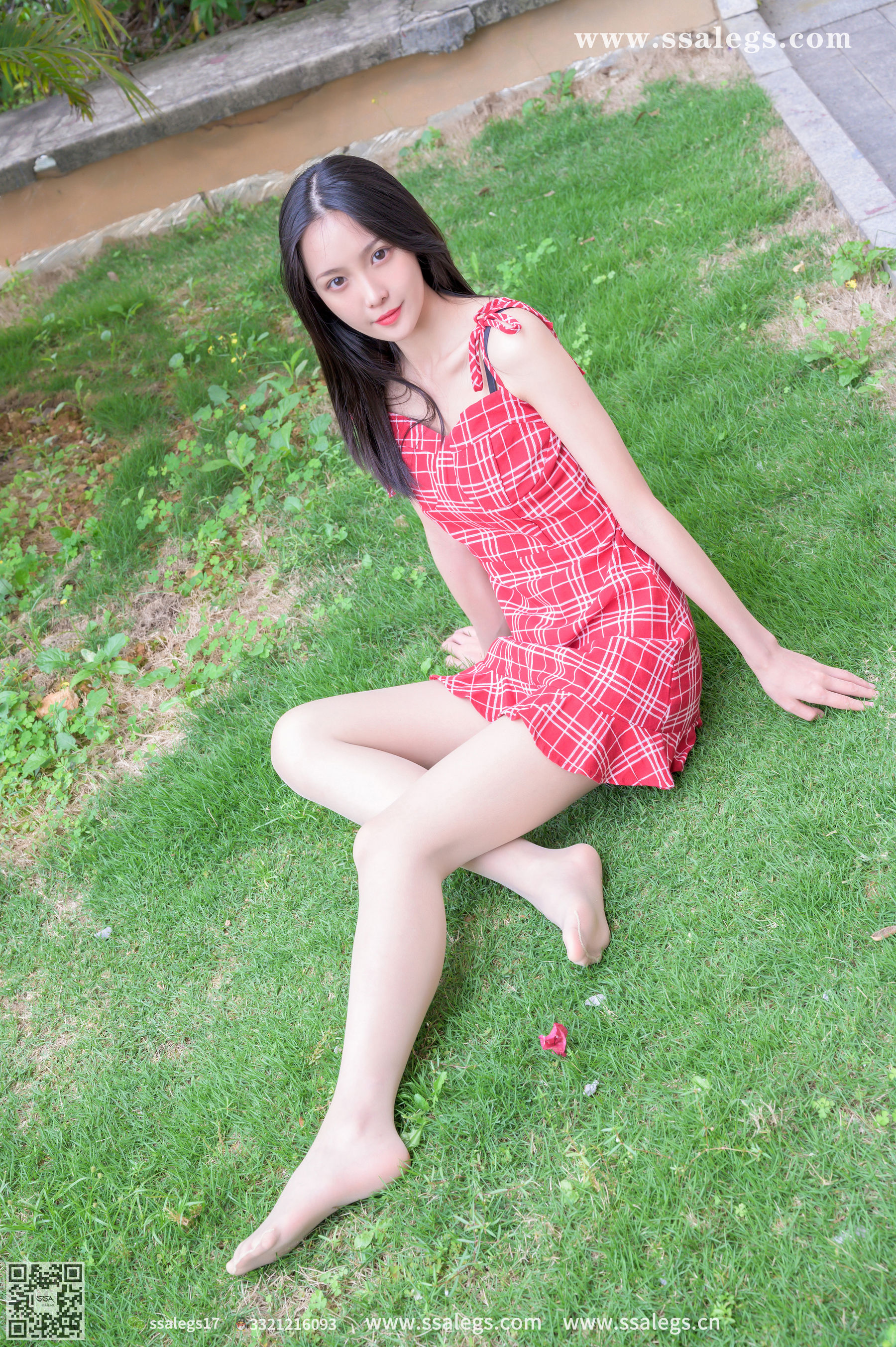 [SSA丝社]超清写真 No.379 君君 小区花园的靓丽风景线  第11张