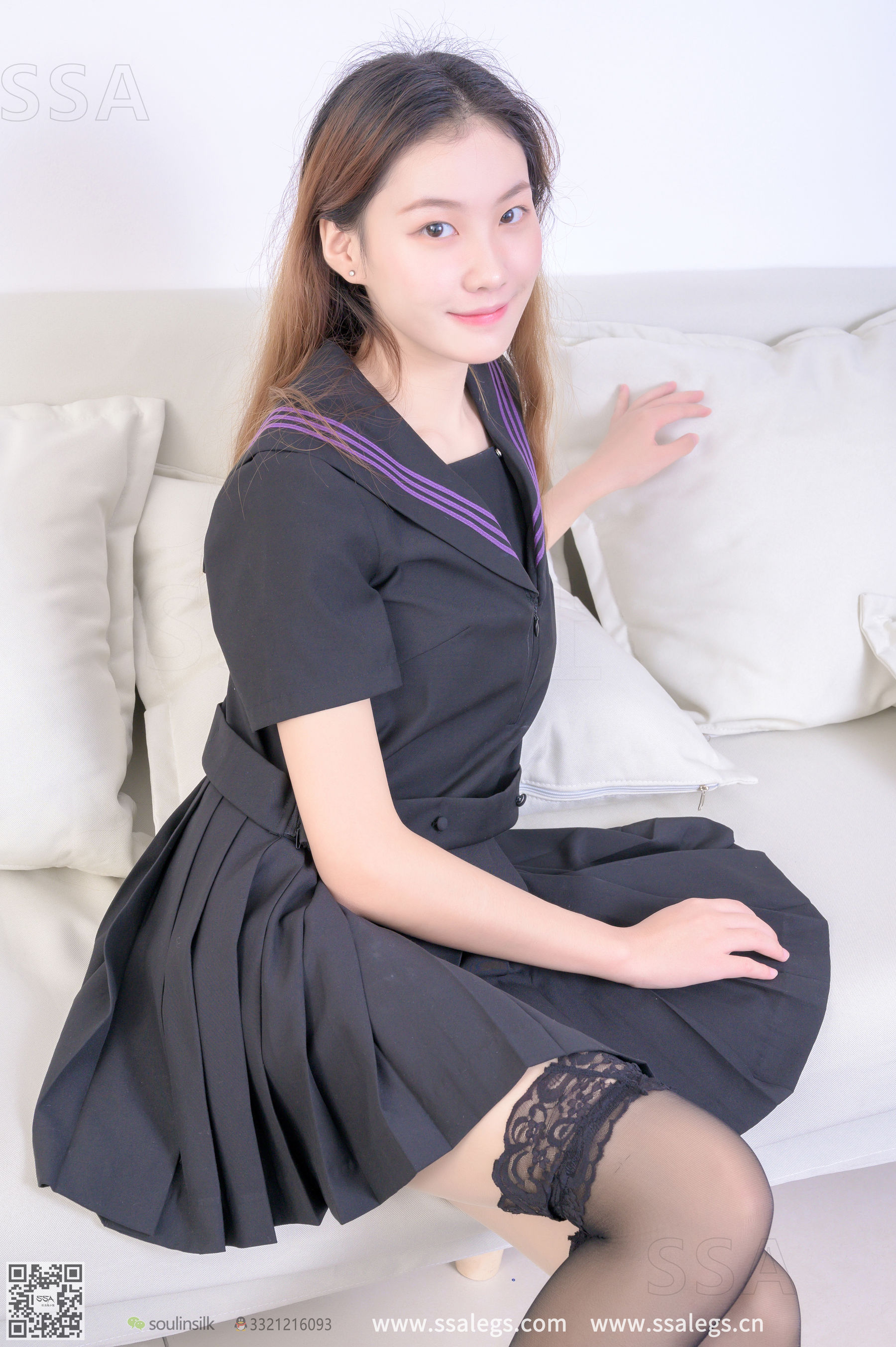 [SSA丝社]超清写真 No.249 素素 清纯美女的JK制服(上)  第76张