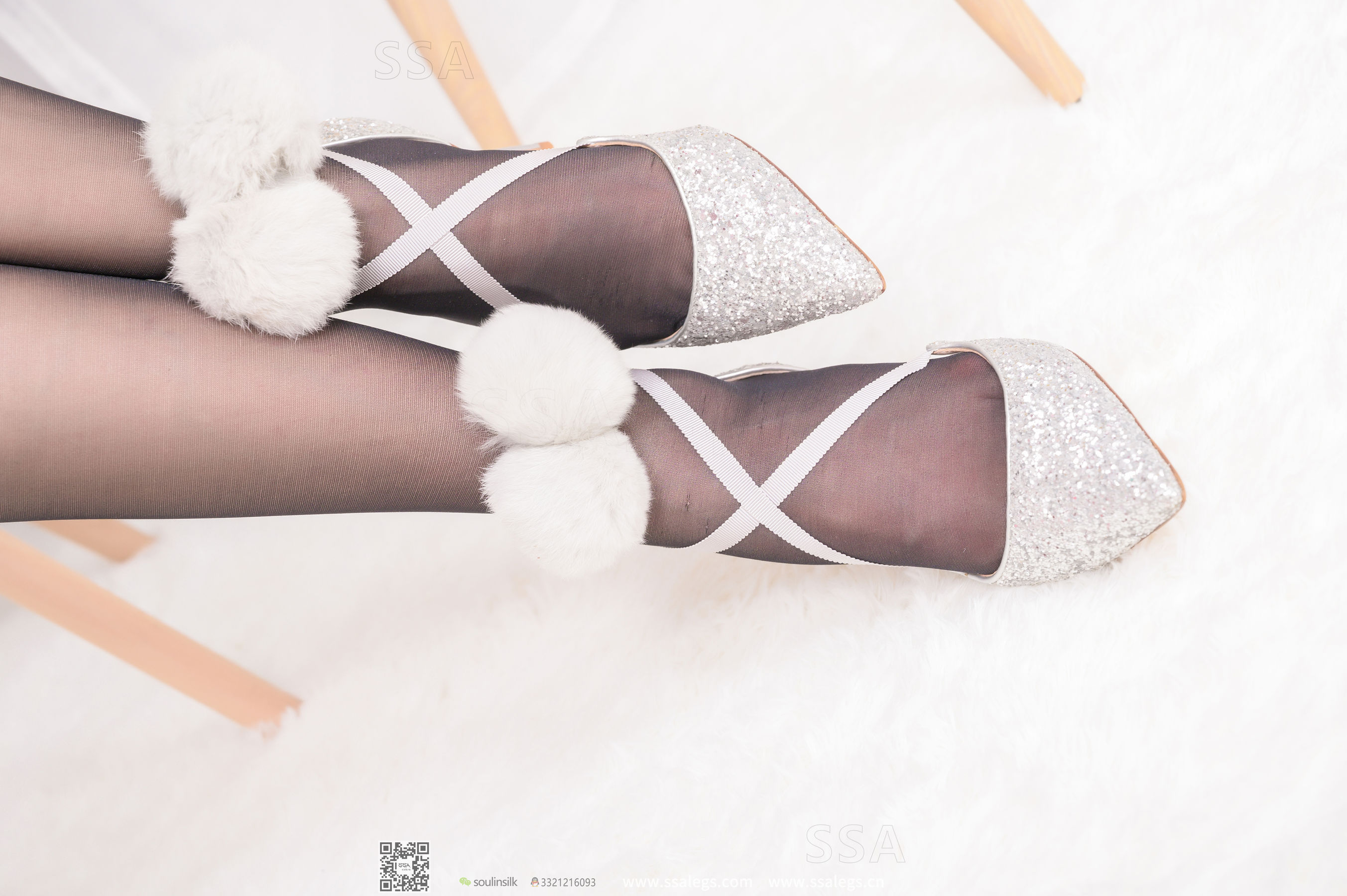 [SSA丝社]超清写真 No.261 阳阳 阳光少女的银色高跟鞋(上)  第5张