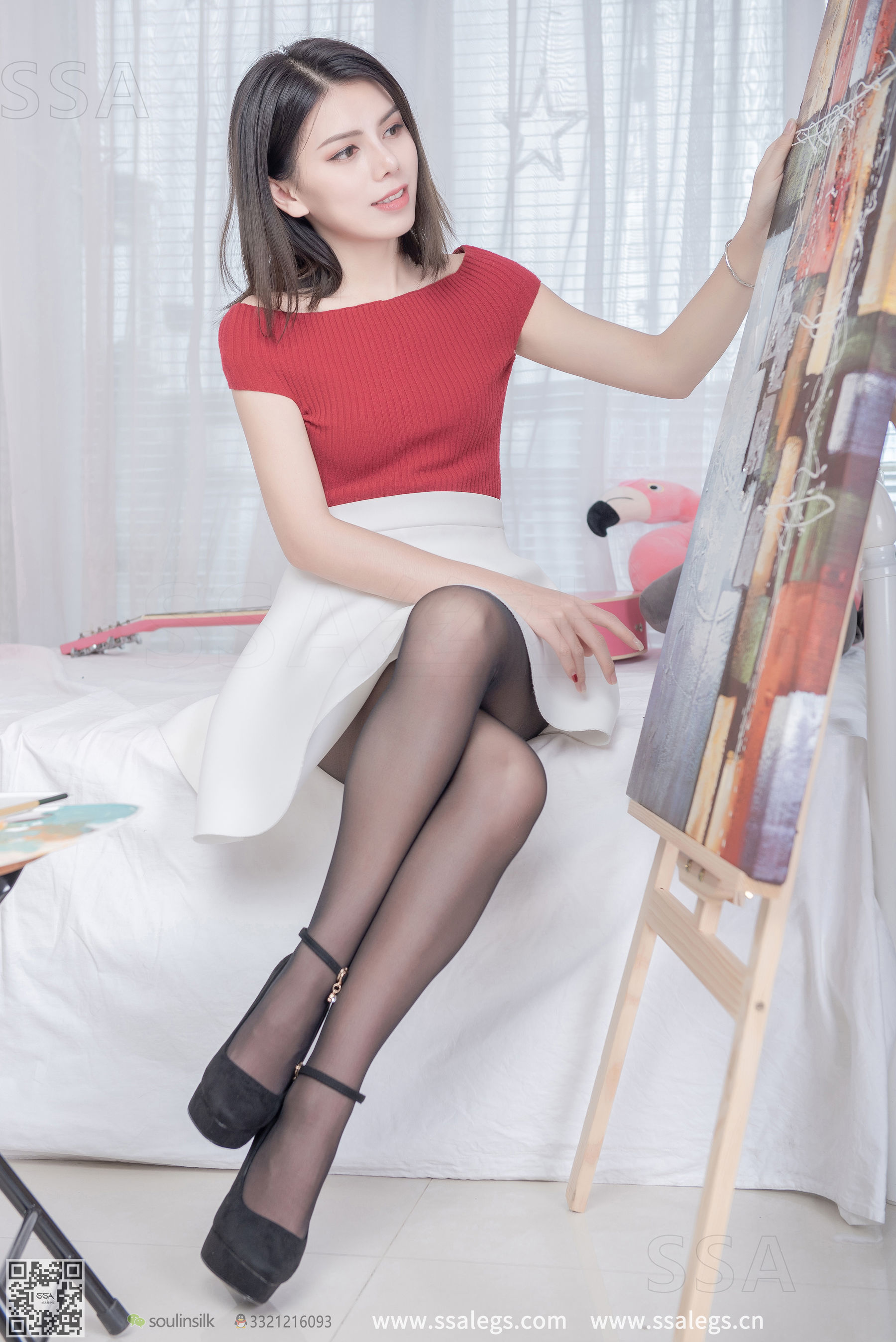[SSA丝社]超清写真 No.251 芷沫 画室  第7张