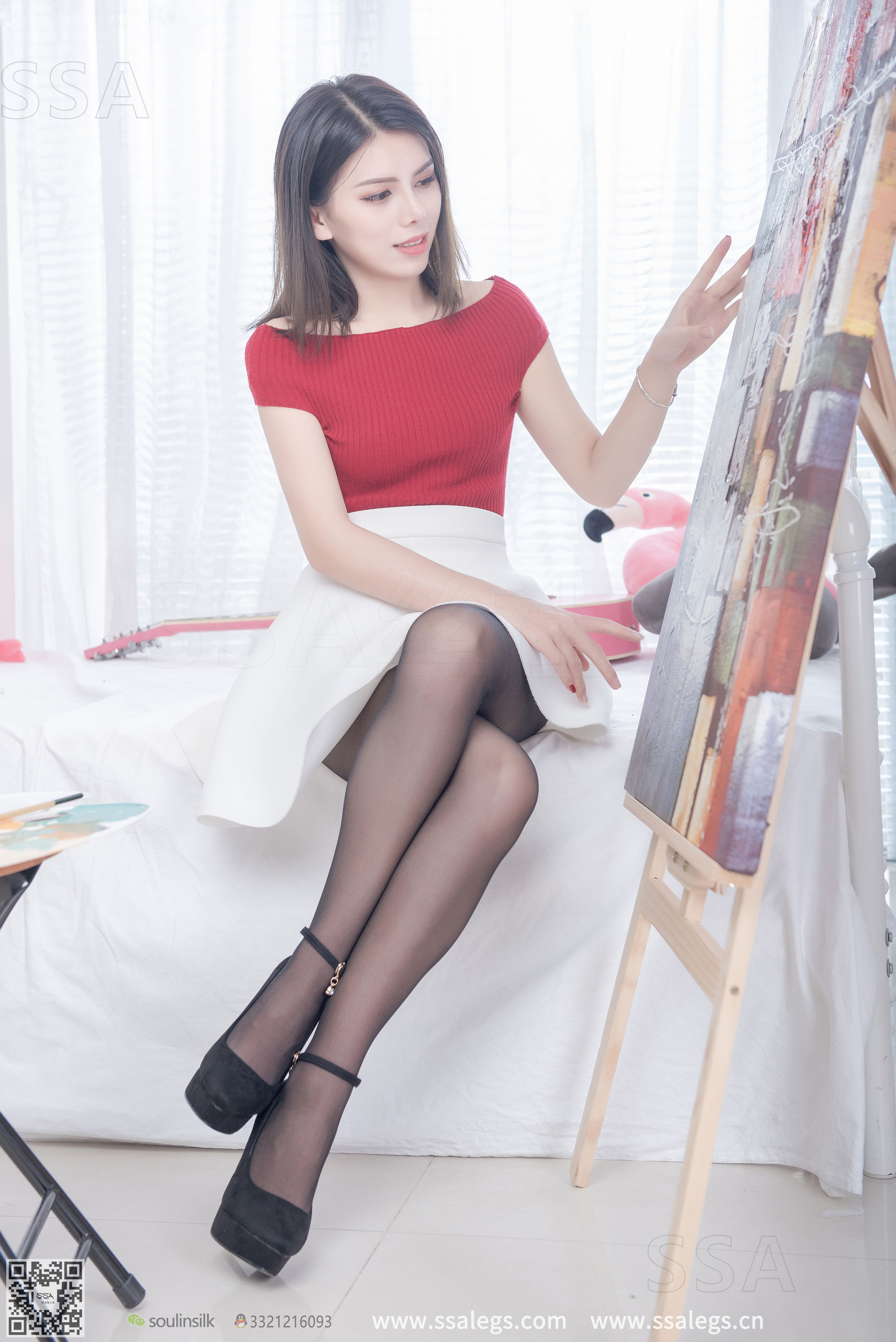 [SSA丝社]超清写真 No.251 芷沫 画室  第7张