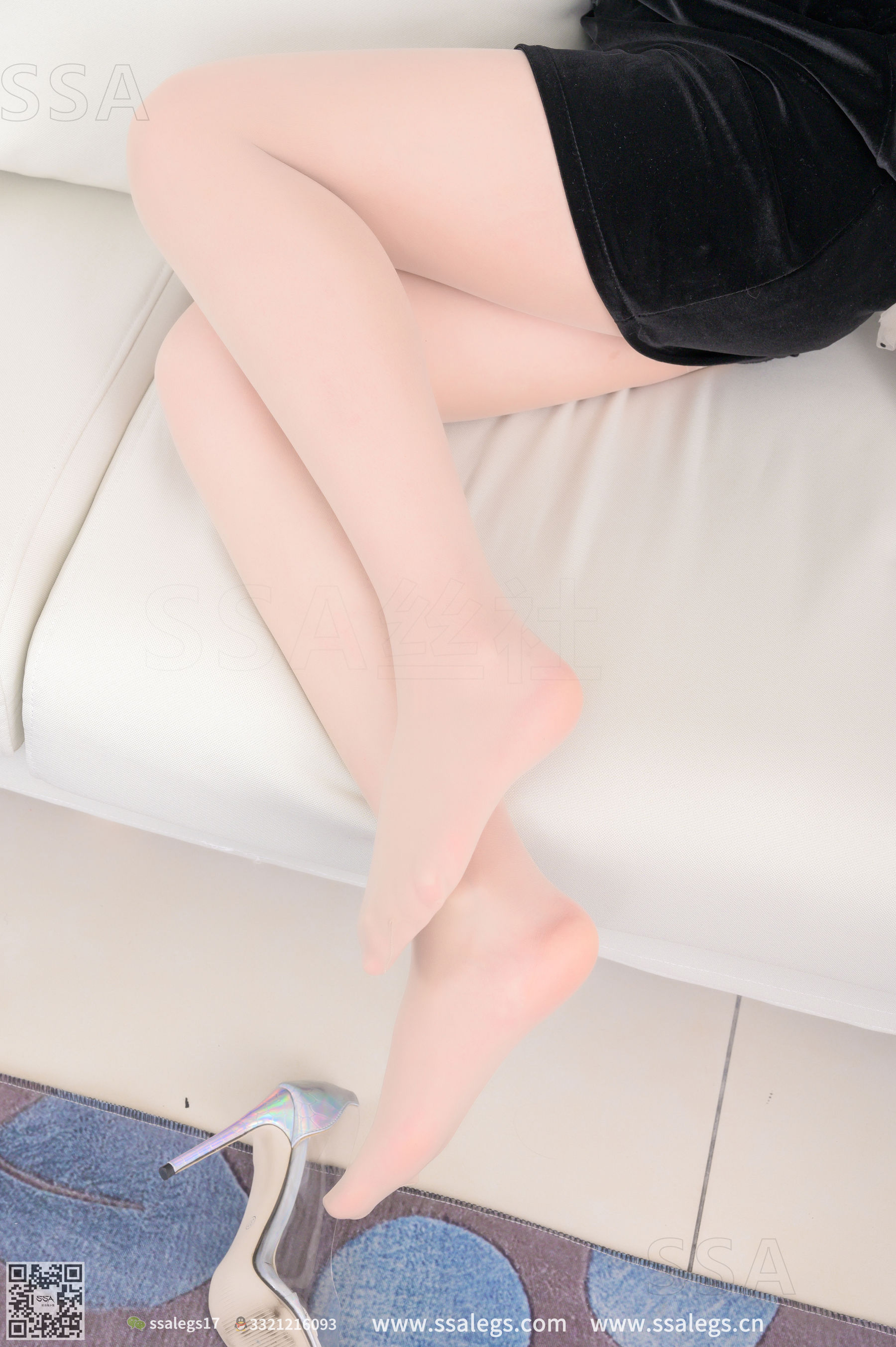 [SSA丝社]超清写真 No.270 君君 丝袜体验师上身试穿水晶鞋  第31张