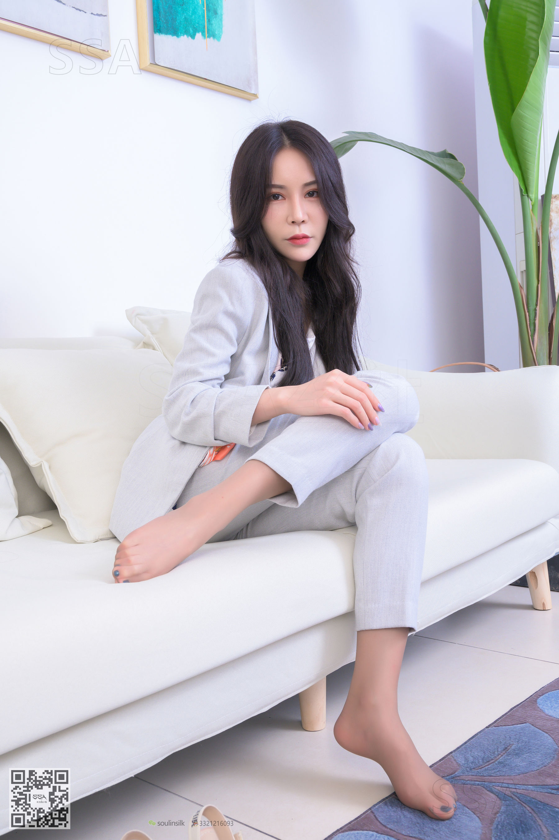 [SSA丝社]超清写真 No.229 御姐娜娜 咖啡香jio(下)  第19张