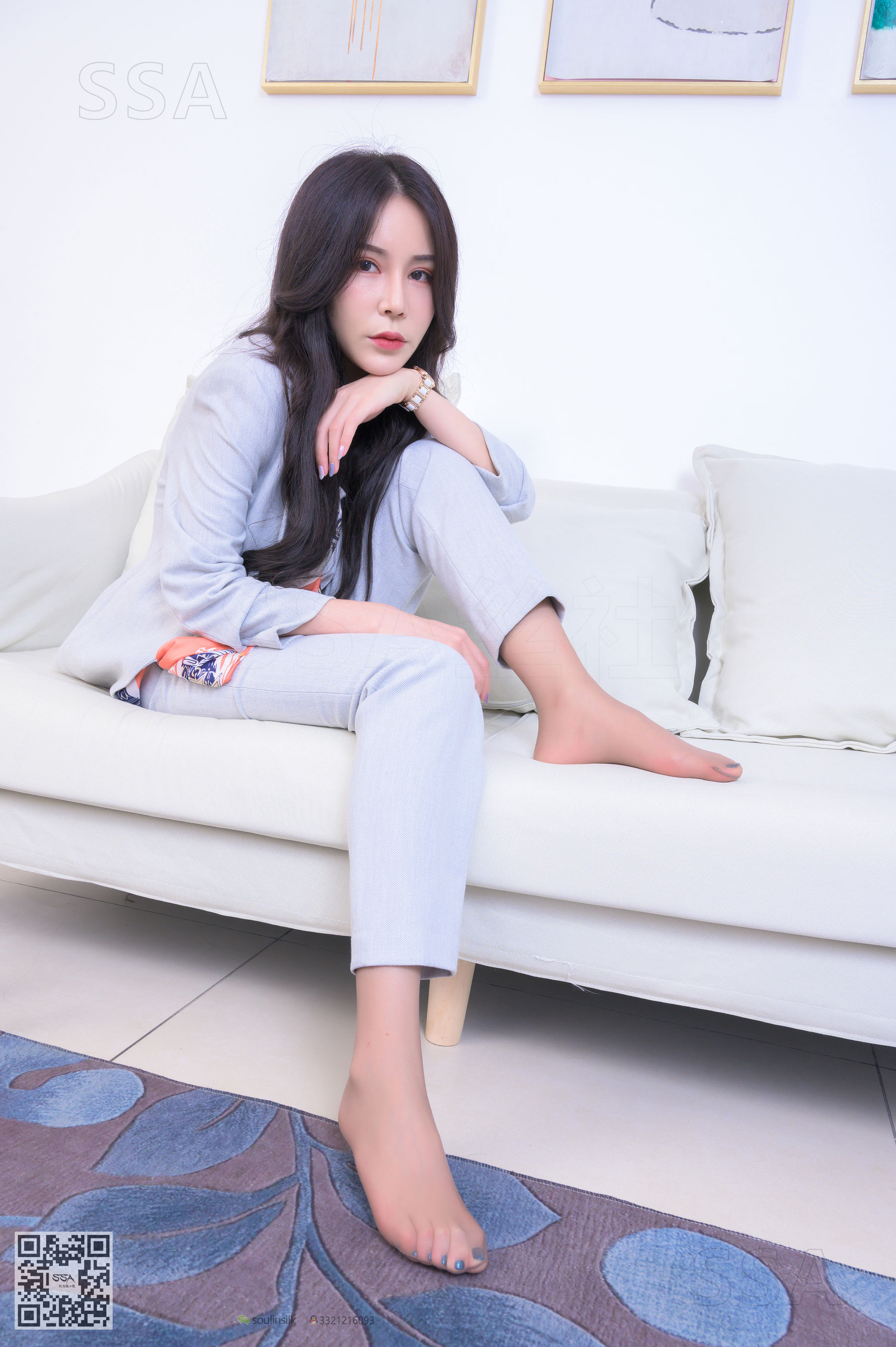 [SSA丝社]超清写真 No.229 御姐娜娜 咖啡香jio(下)  第3张