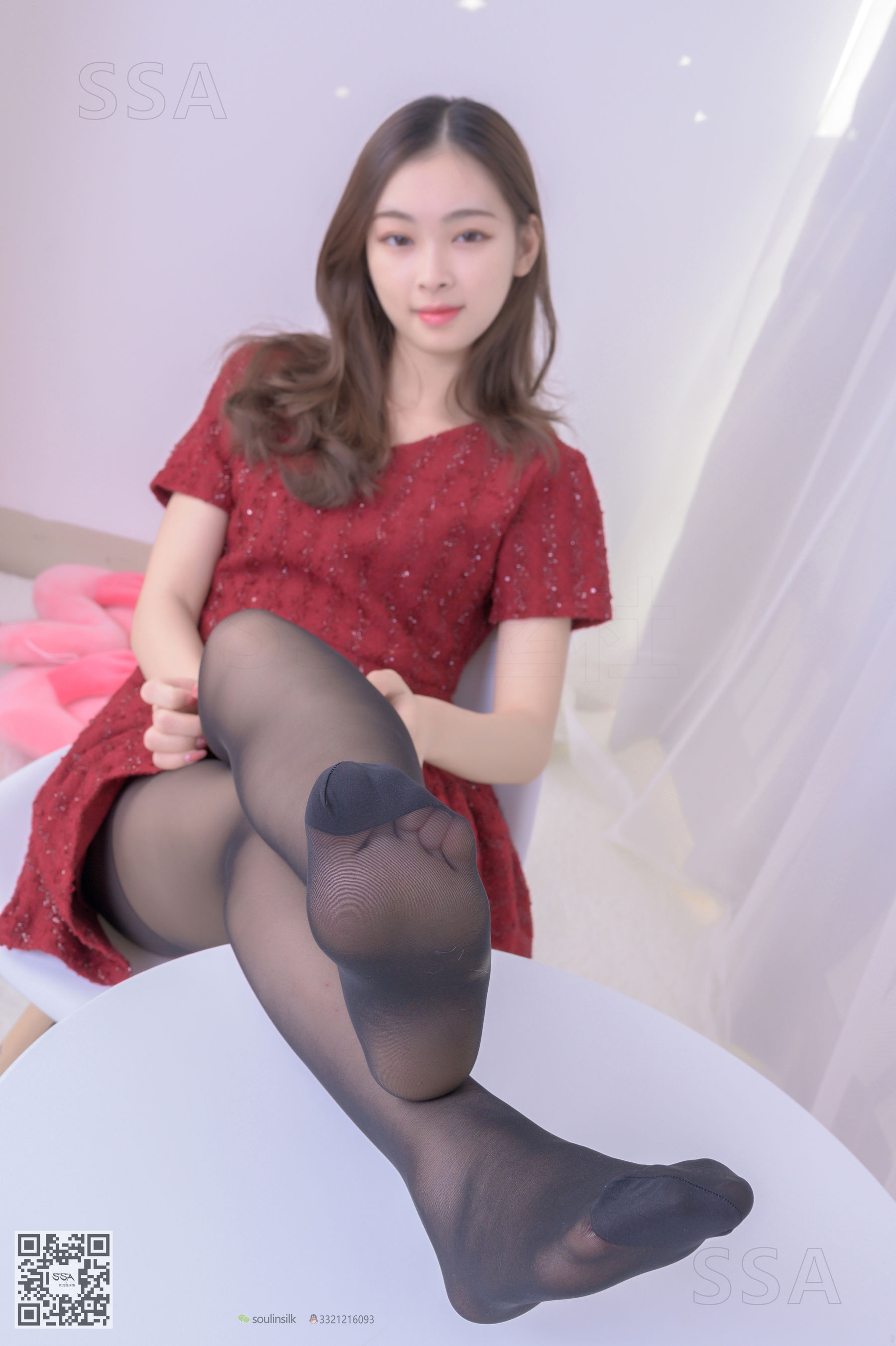[SSA丝社]超清写真 No.242 可爱文娟 小红裙  第20张