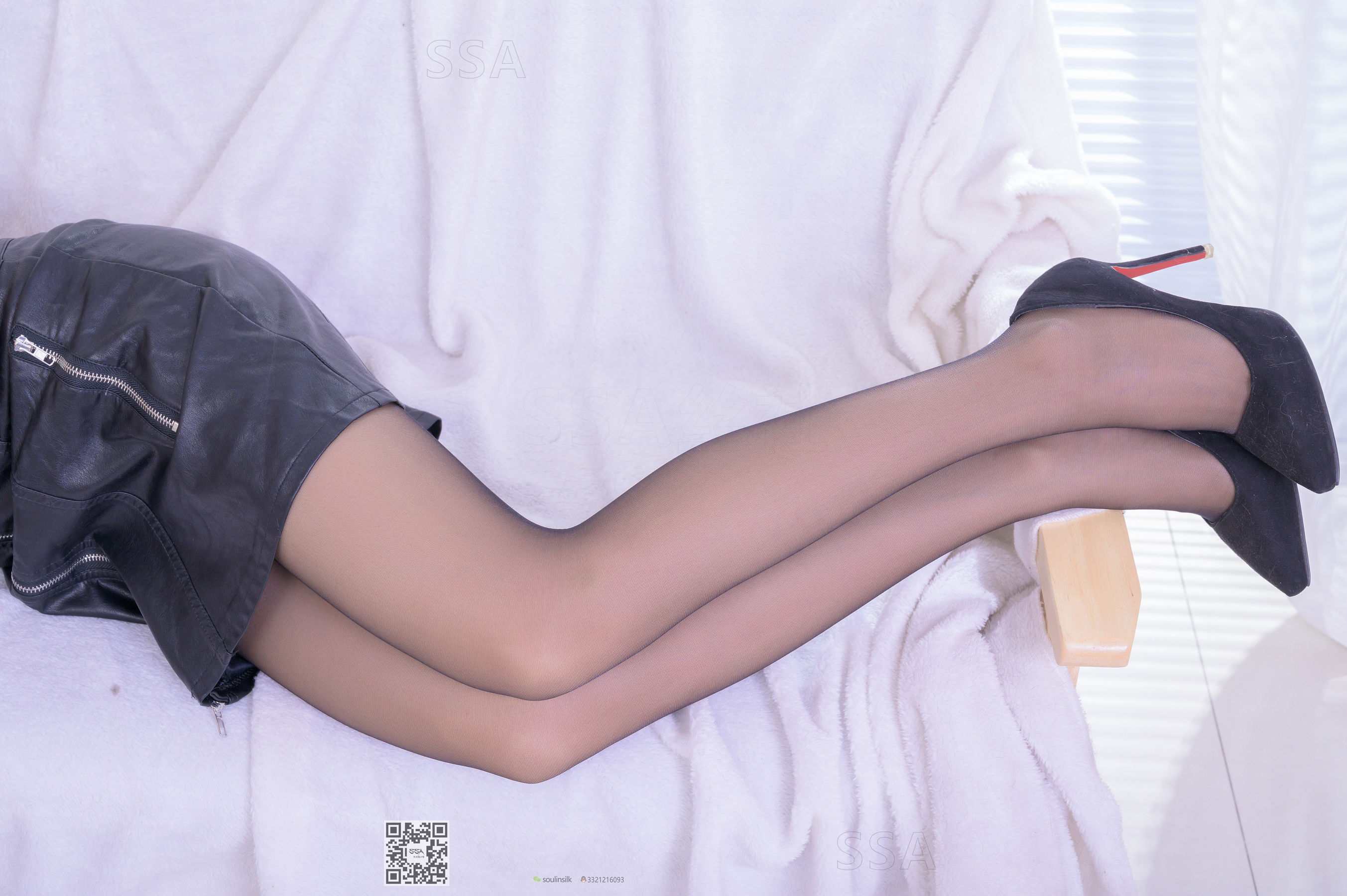 [SSA丝社]超清写真 No.220 健身教练淼淼 皮裙遐想  第31张