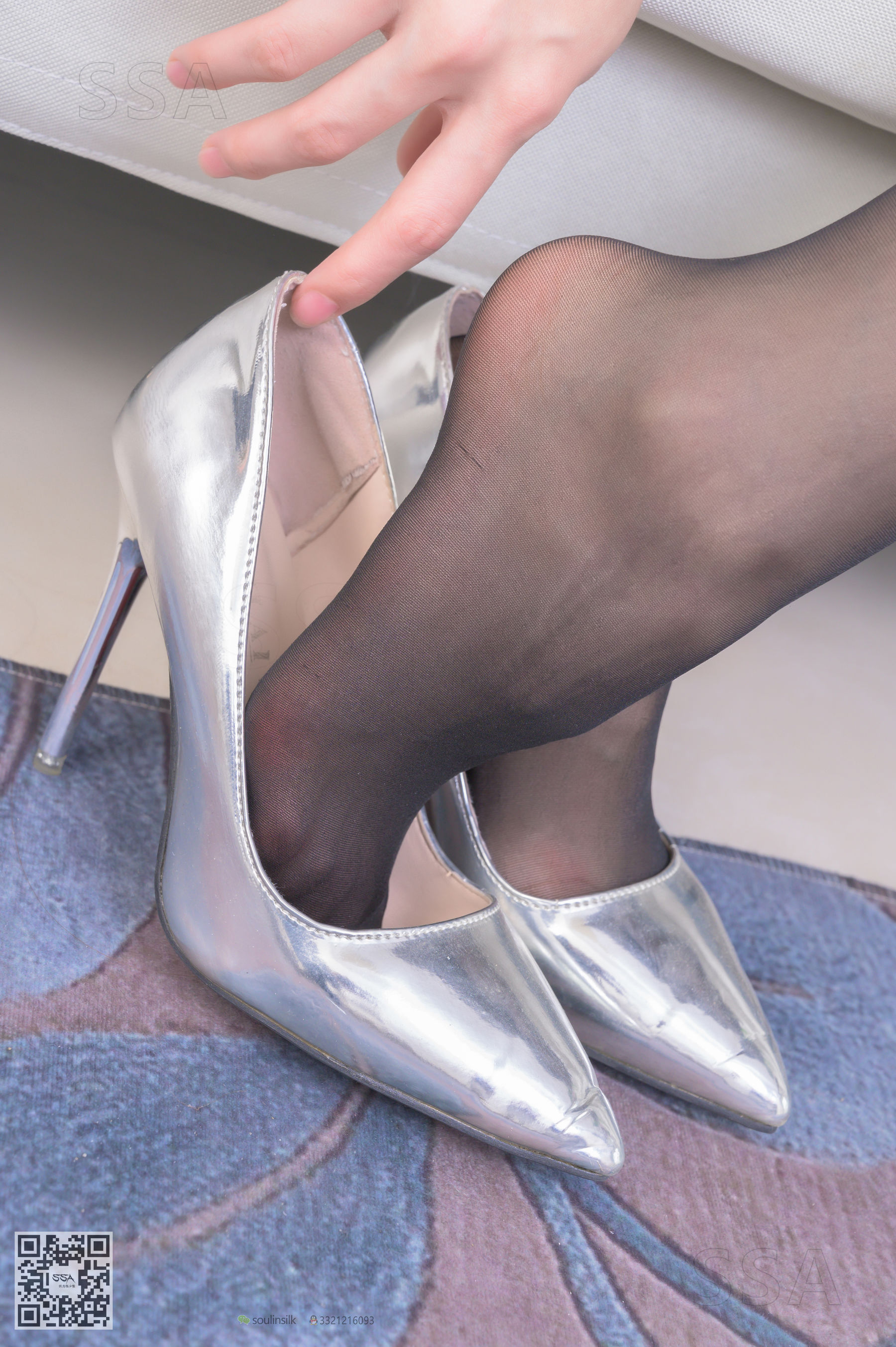 [SSA丝社]超清写真 No.241 高挑美女雯雯 时尚小红裙  第10张