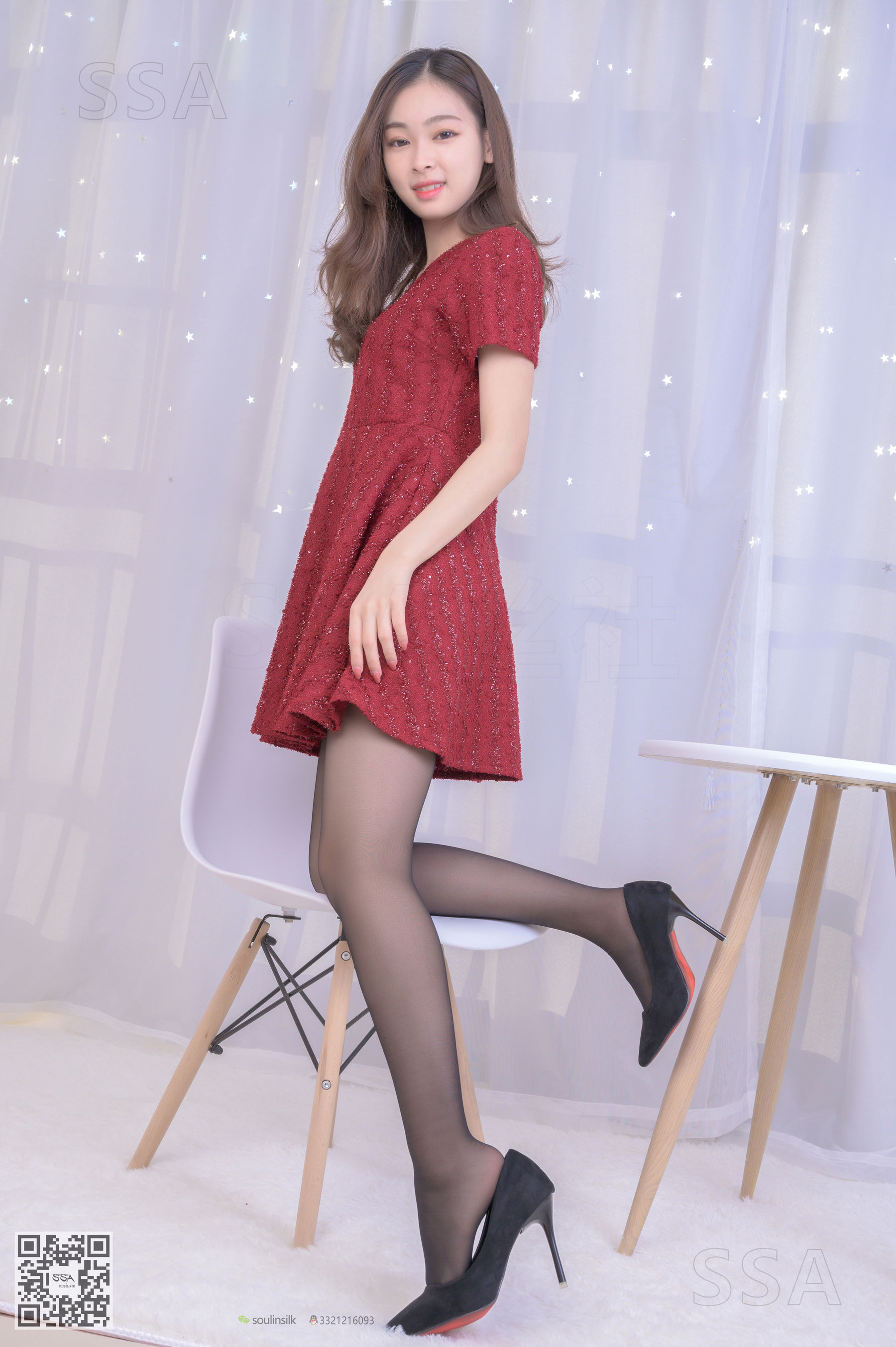 [SSA丝社]超清写真 No.242 可爱文娟 小红裙  第11张