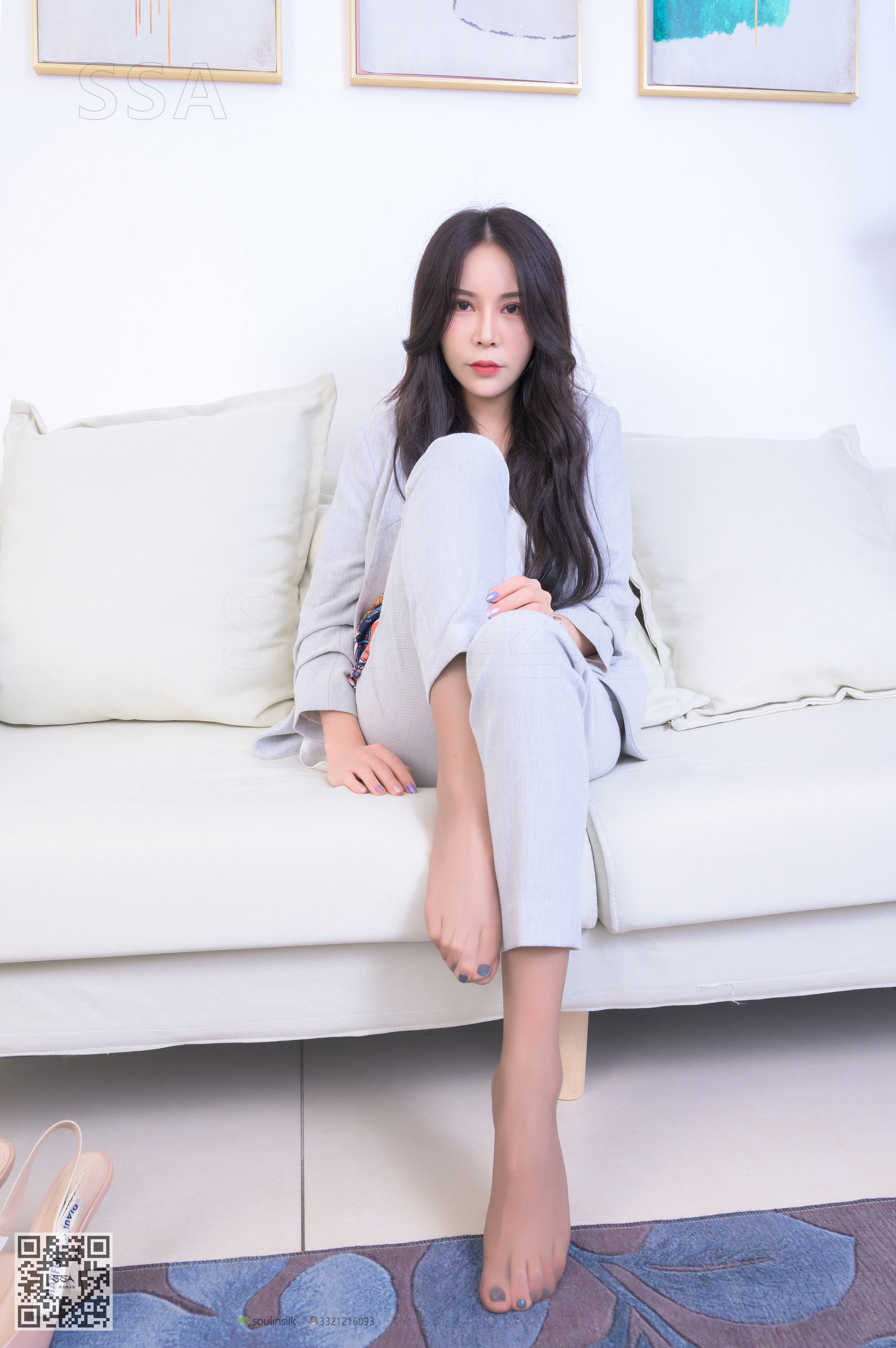 [SSA丝社]超清写真 No.229 御姐娜娜 咖啡香jio(下)  第4张