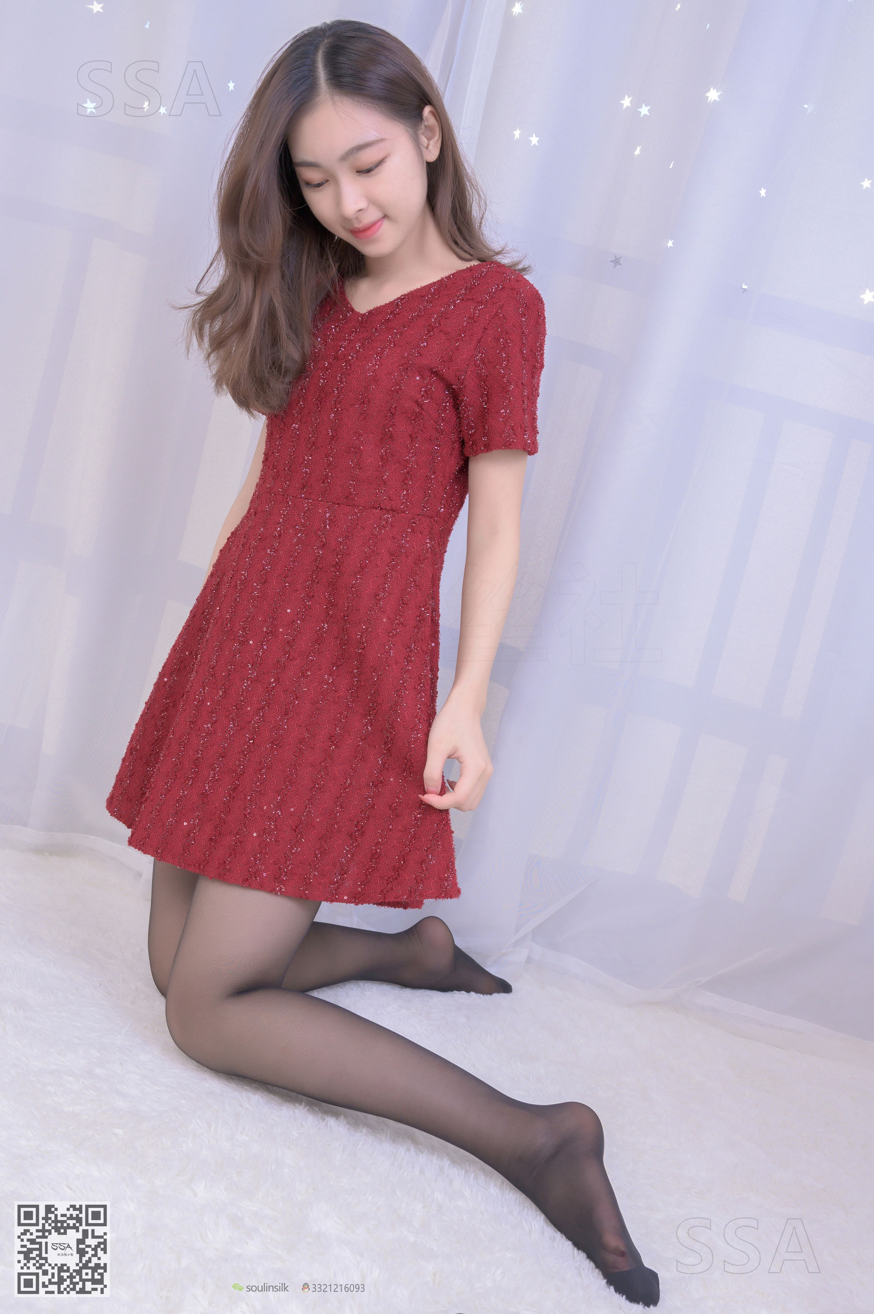 [SSA丝社]超清写真 No.242 可爱文娟 小红裙  第29张