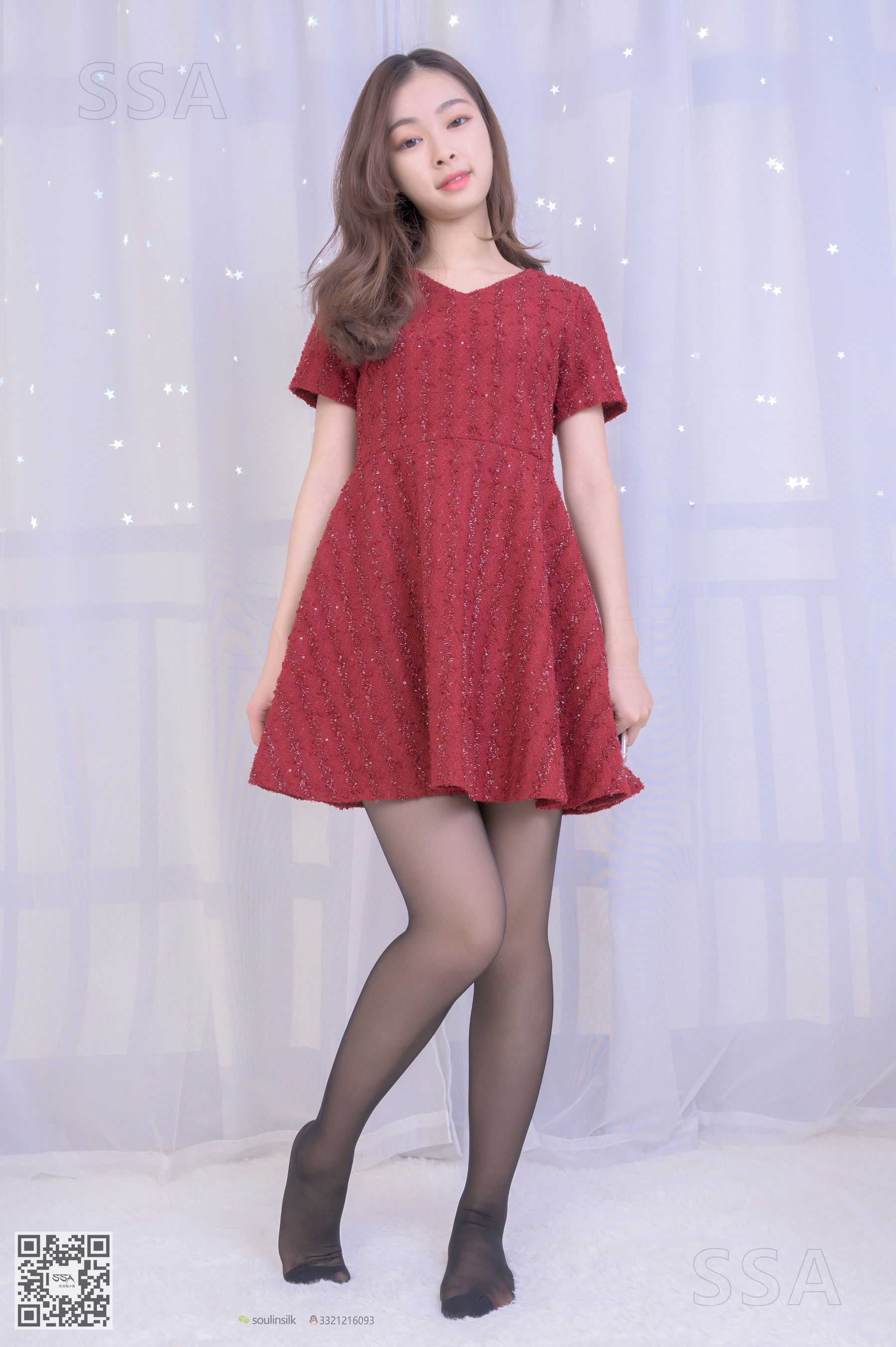 [SSA丝社]超清写真 No.242 可爱文娟 小红裙  第30张