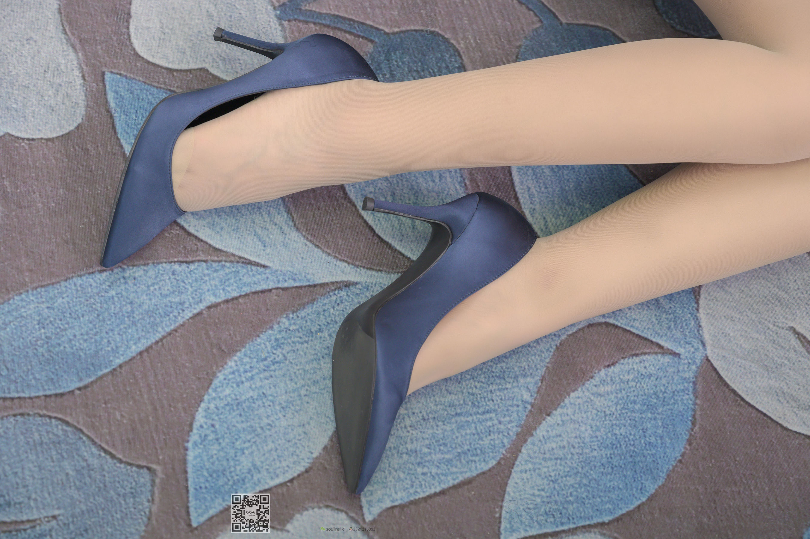 [SSA丝社]超清写真 No.192 小鹿 蓝色条纹裙  第17张