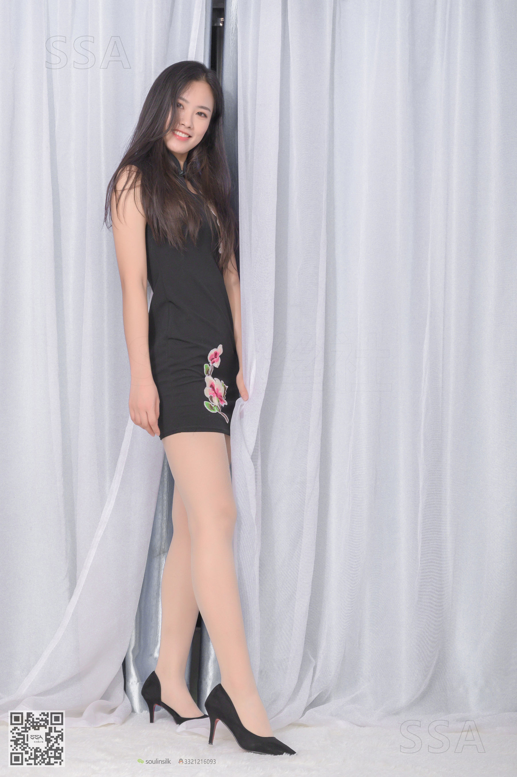 [SSA丝社]超清写真 No.189 小鹿 甜美复古旗袍肉丝  第24张