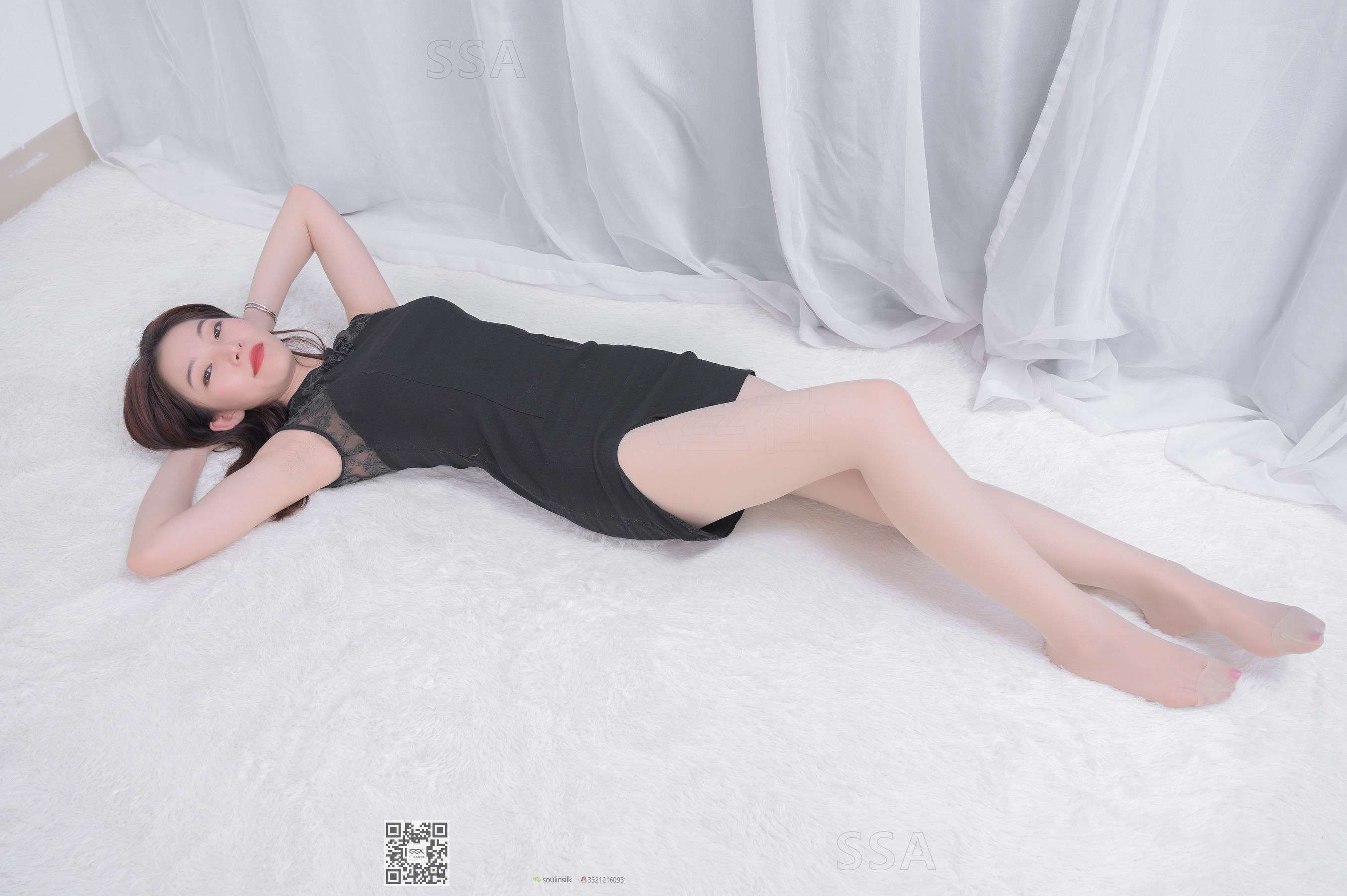 [SSA丝社]超清写真 No.199 莉莉 改良旗袍试穿体验（下）  第3张