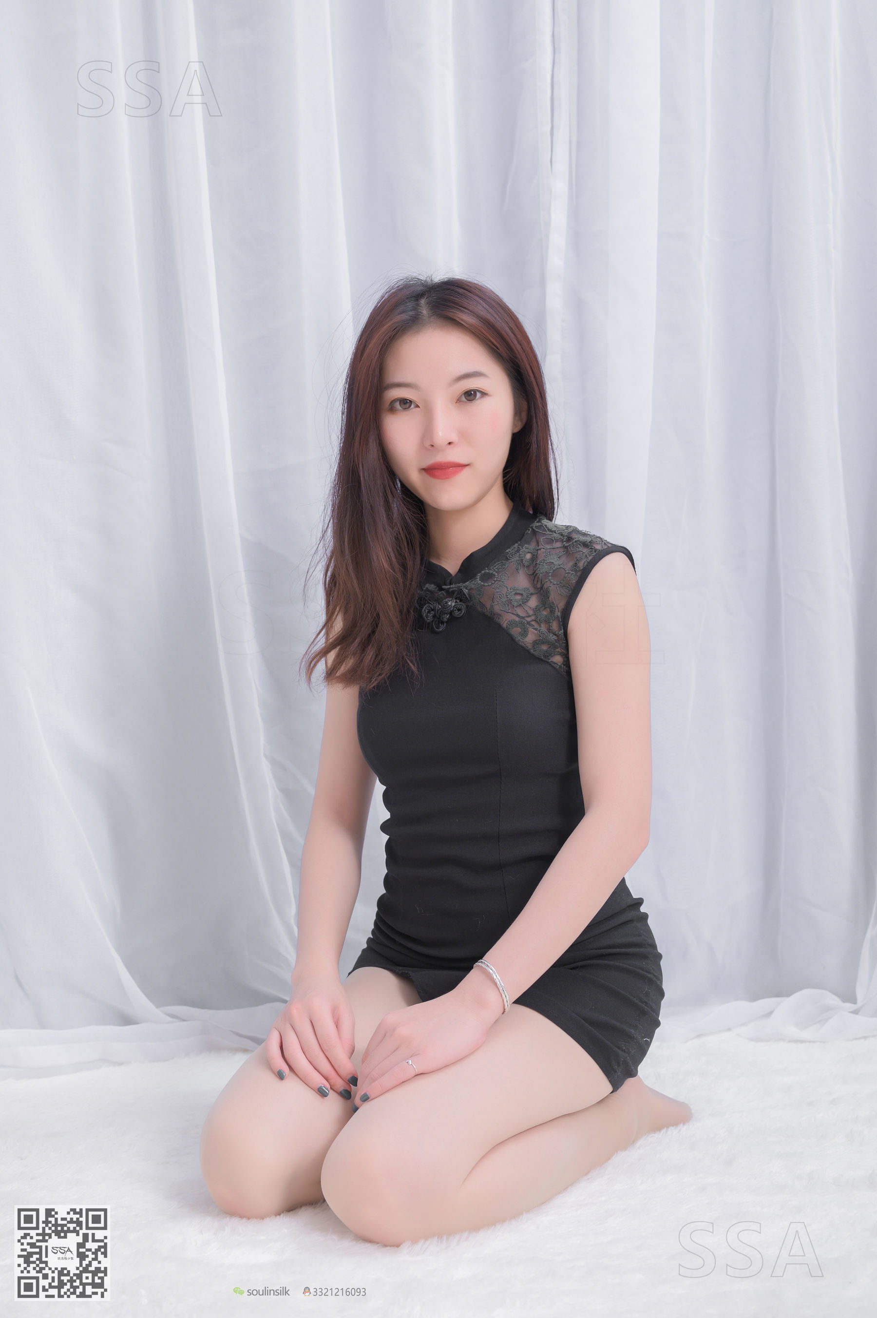 [SSA丝社]超清写真 No.199 莉莉 改良旗袍试穿体验（下）  第12张