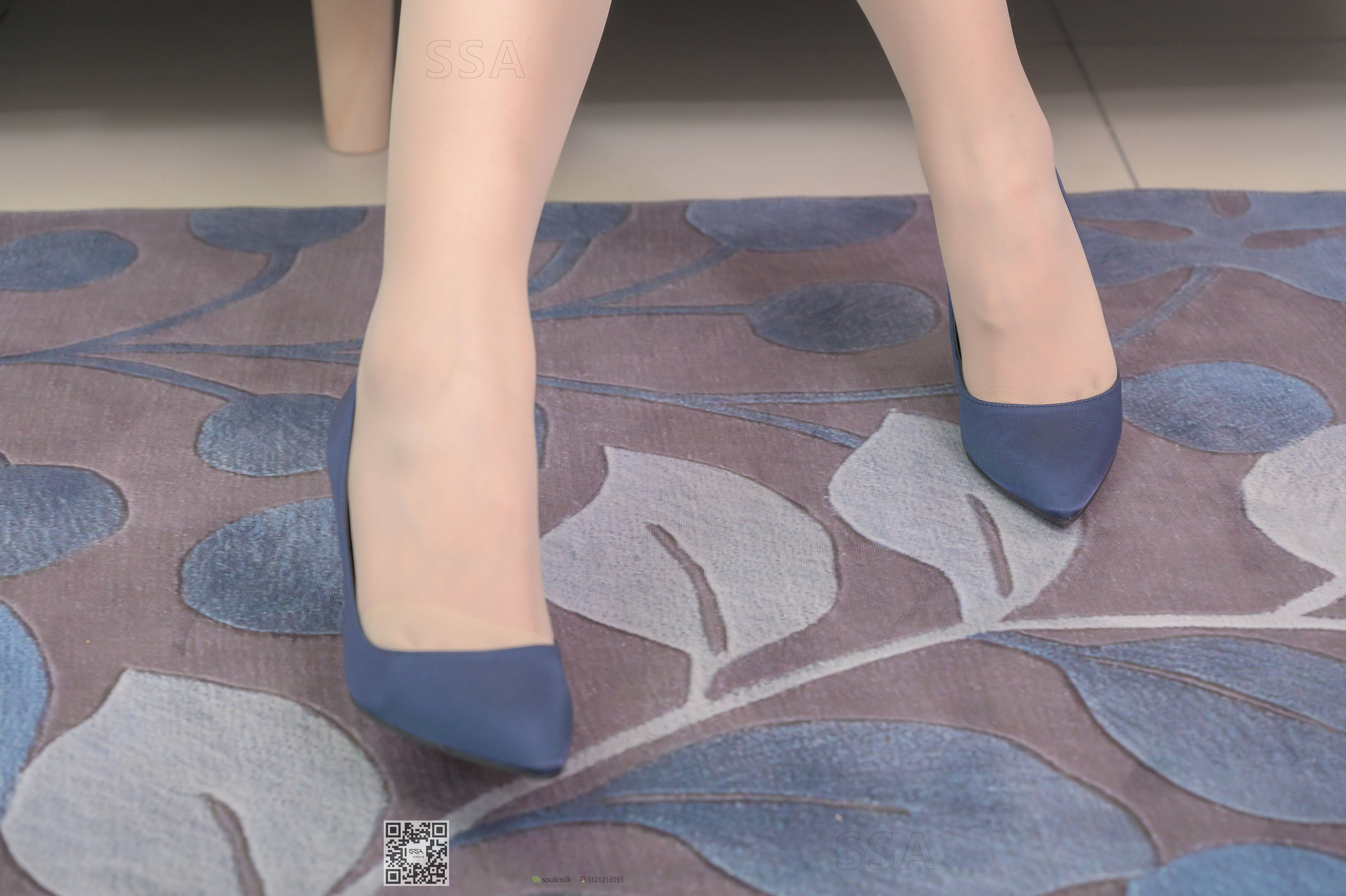 [SSA丝社]超清写真 No.192 小鹿 蓝色条纹裙  第2张