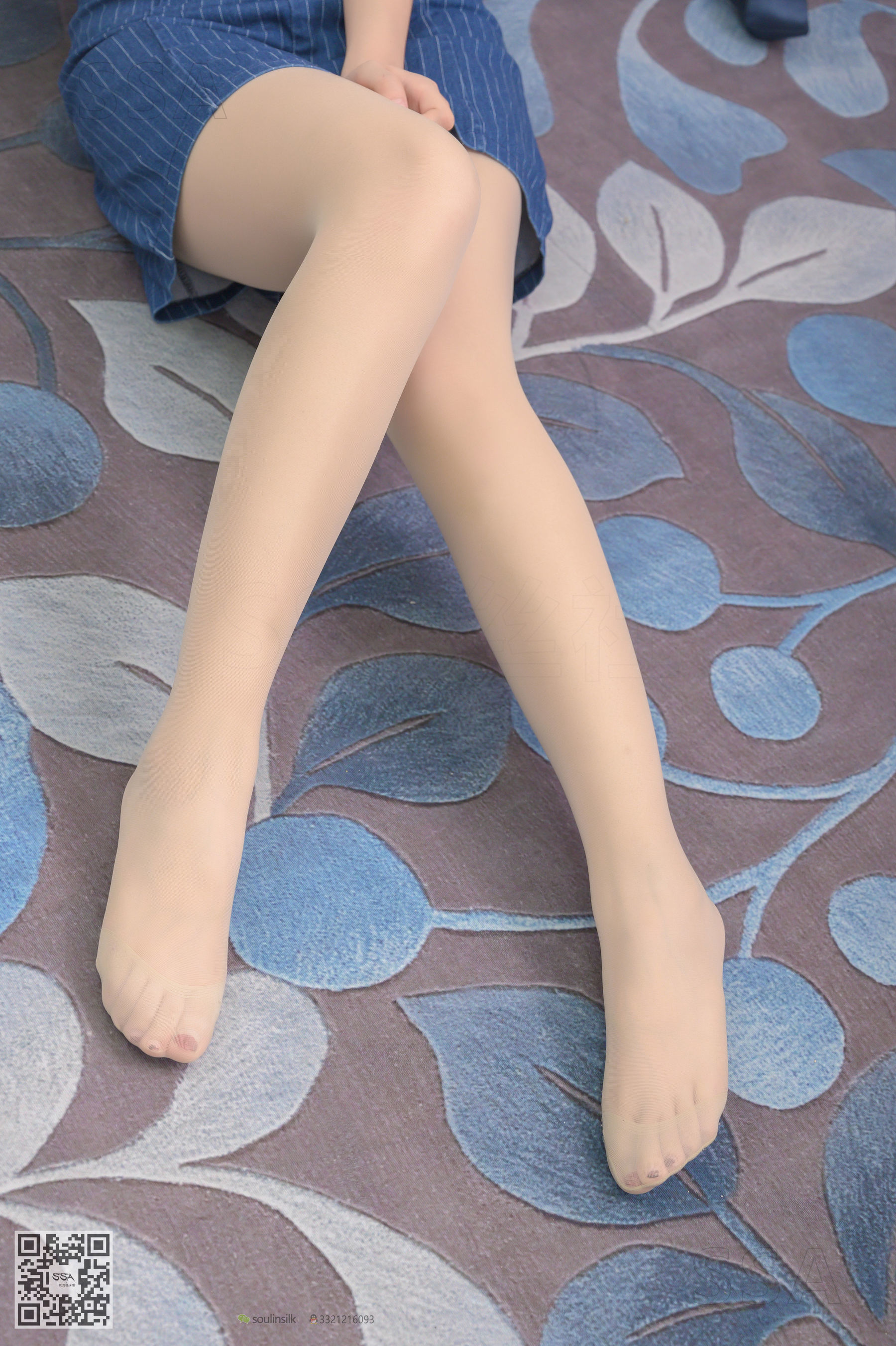 [SSA丝社]超清写真 No.192 小鹿 蓝色条纹裙  第120张