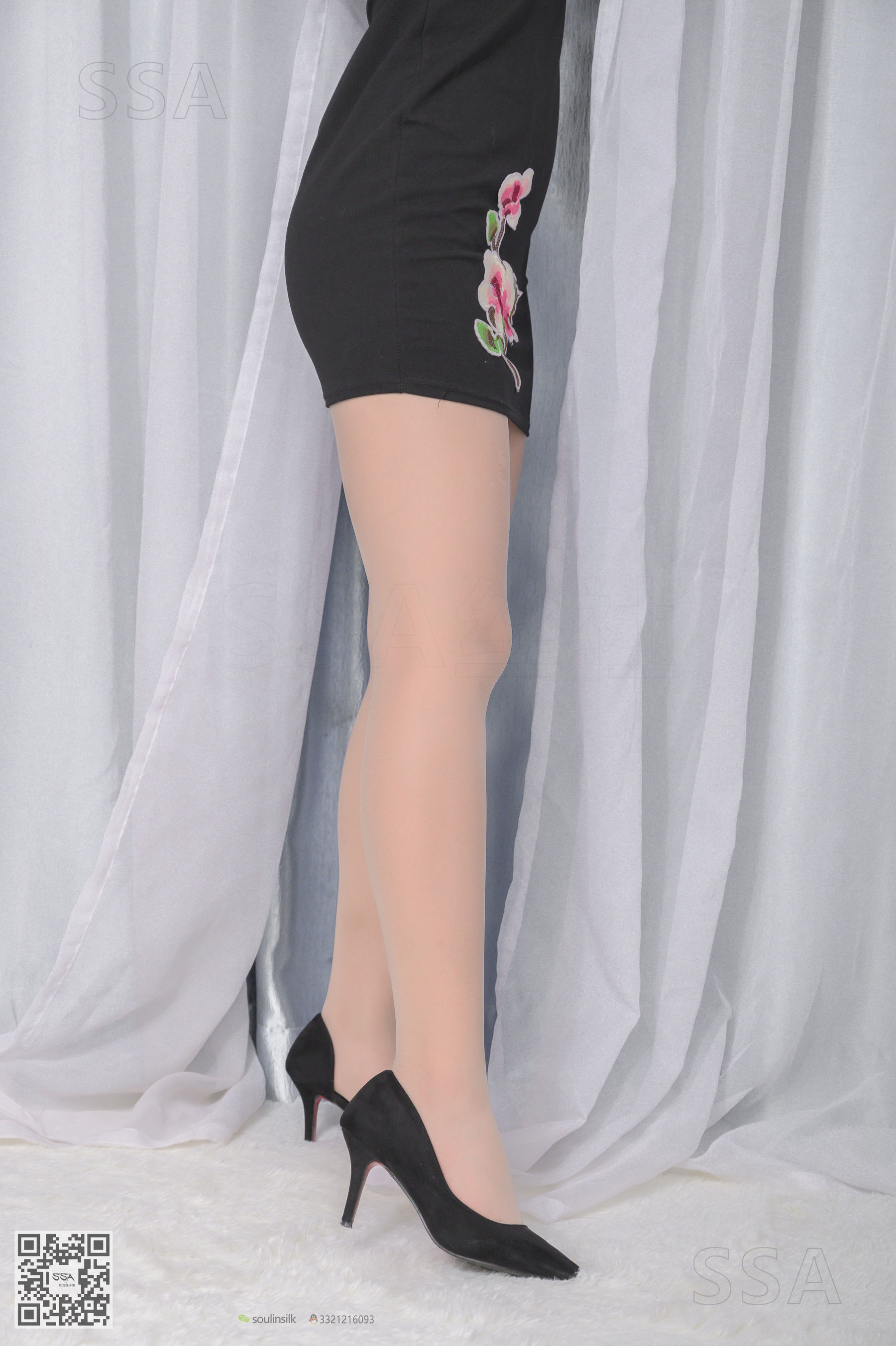 [SSA丝社]超清写真 No.189 小鹿 甜美复古旗袍肉丝  第25张