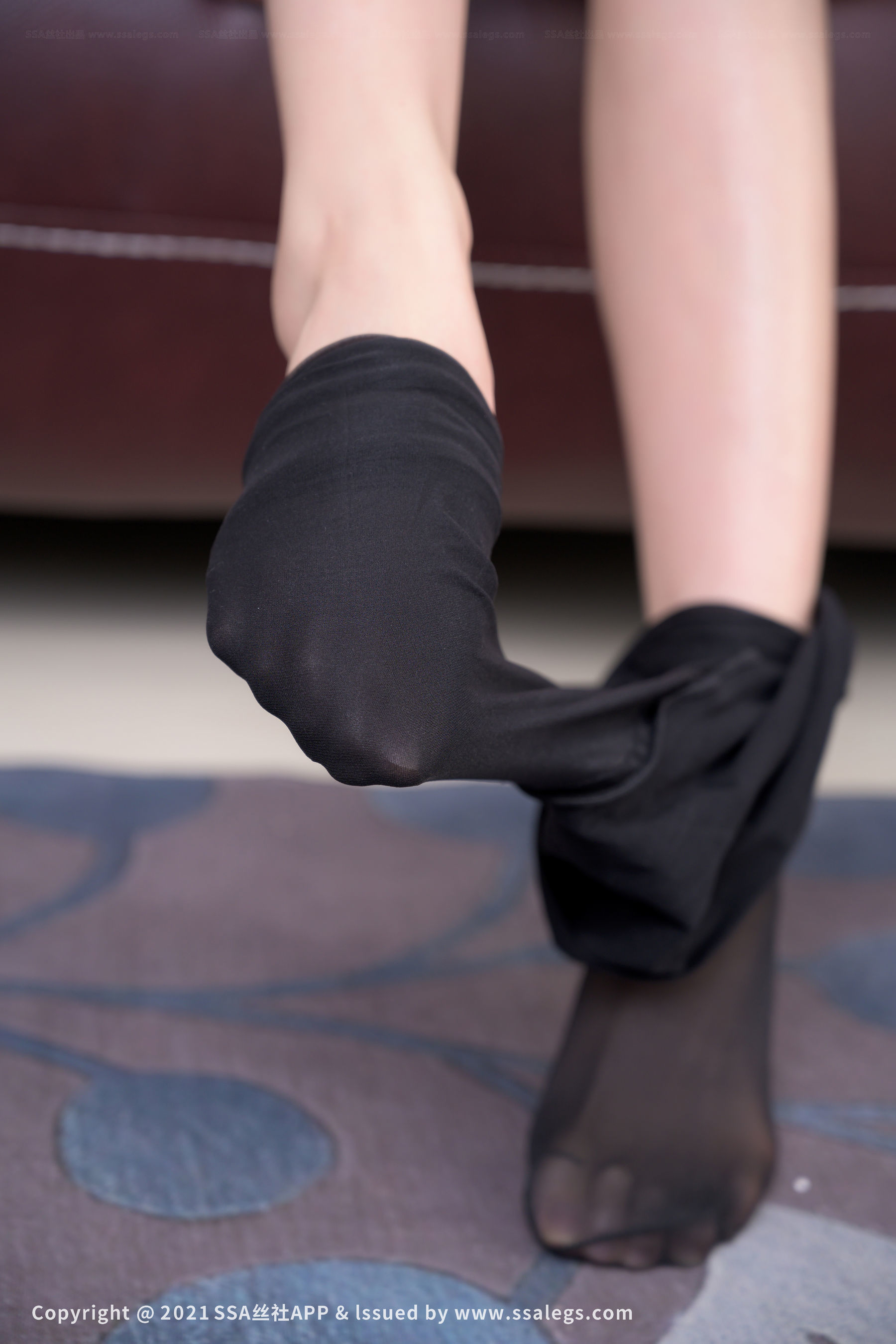 [SSA丝社]超清写真 No.707 模特伊霖 黑丝袜美脚（下）  第116张