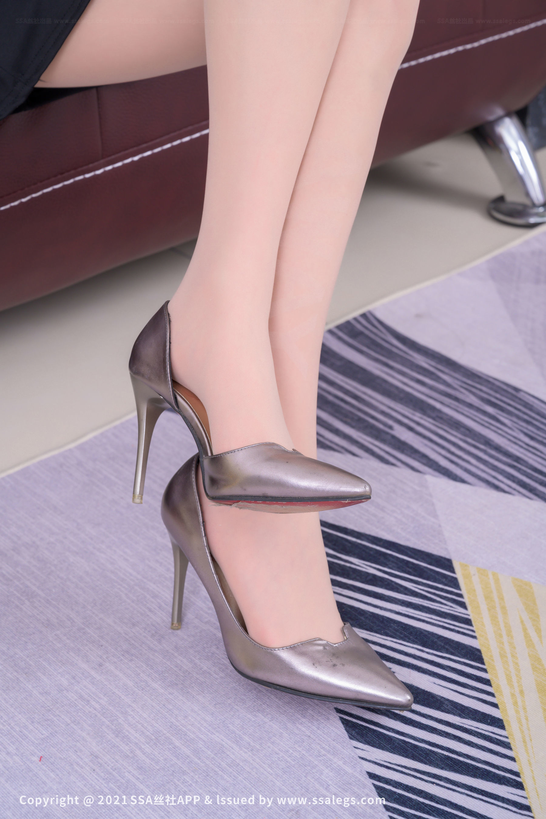 [SSA丝社]超清写真 No.714 腿模素素 涞觅肉丝袜美足（上）  第25张