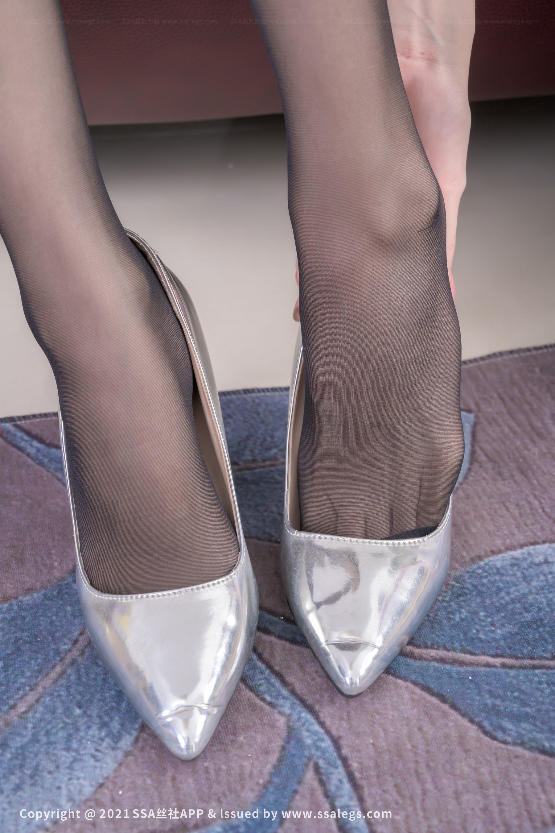 [SSA丝社]超清写真 No.702 模特浮雪 黑丝美足（上）  第129张