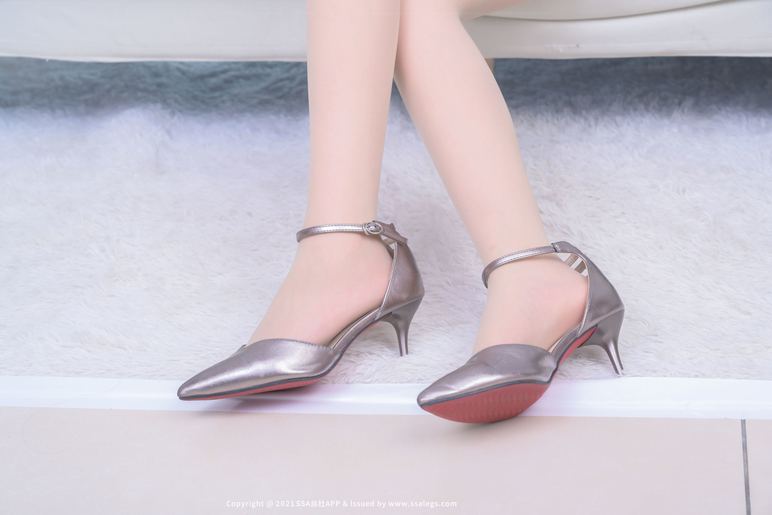 [SSA丝社]超清写真 No.704 模特可儿 肉丝袜（上）  第34张