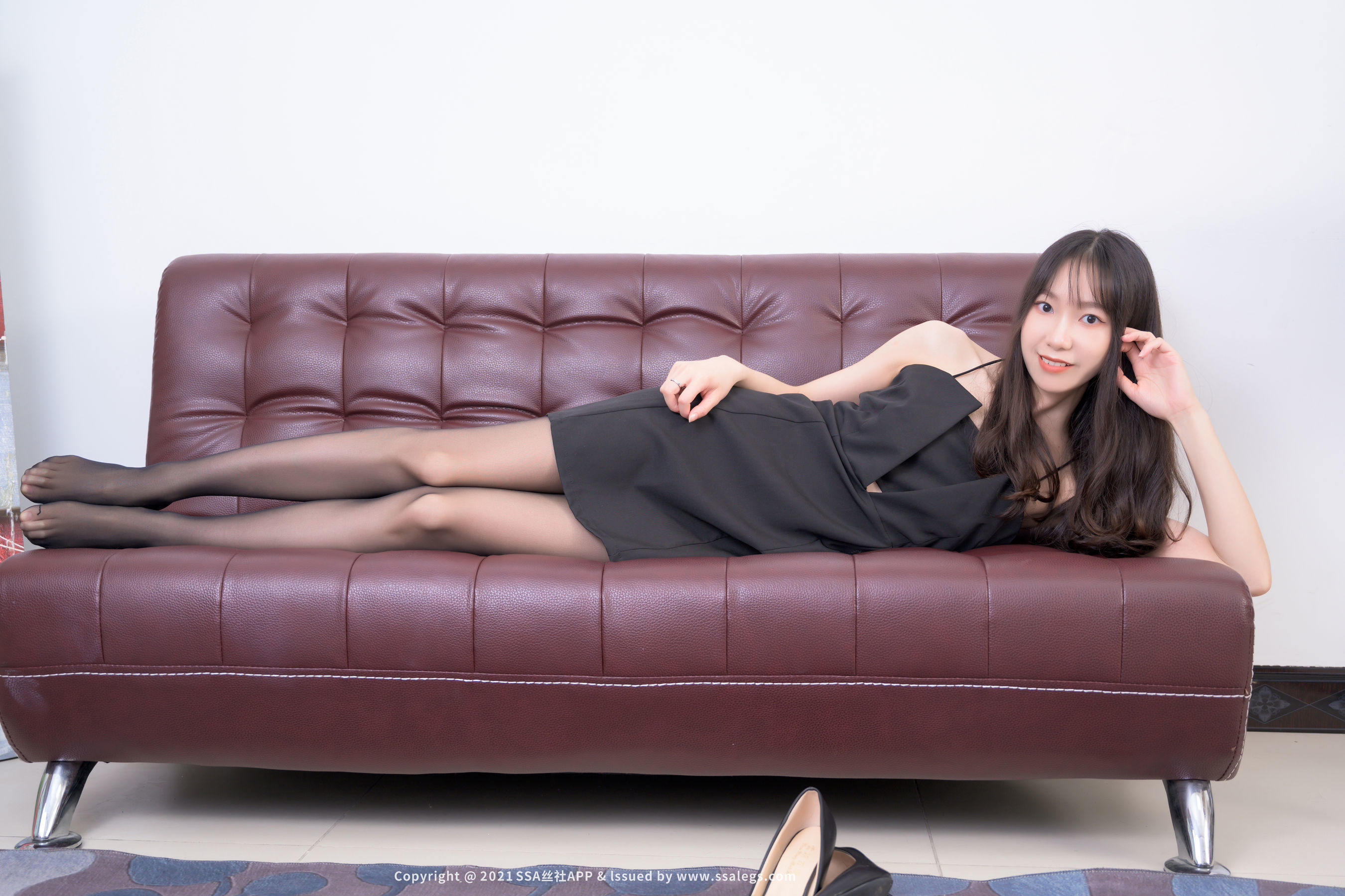 [SSA丝社]超清写真 No.707 模特伊霖 黑丝袜美脚（下）  第44张