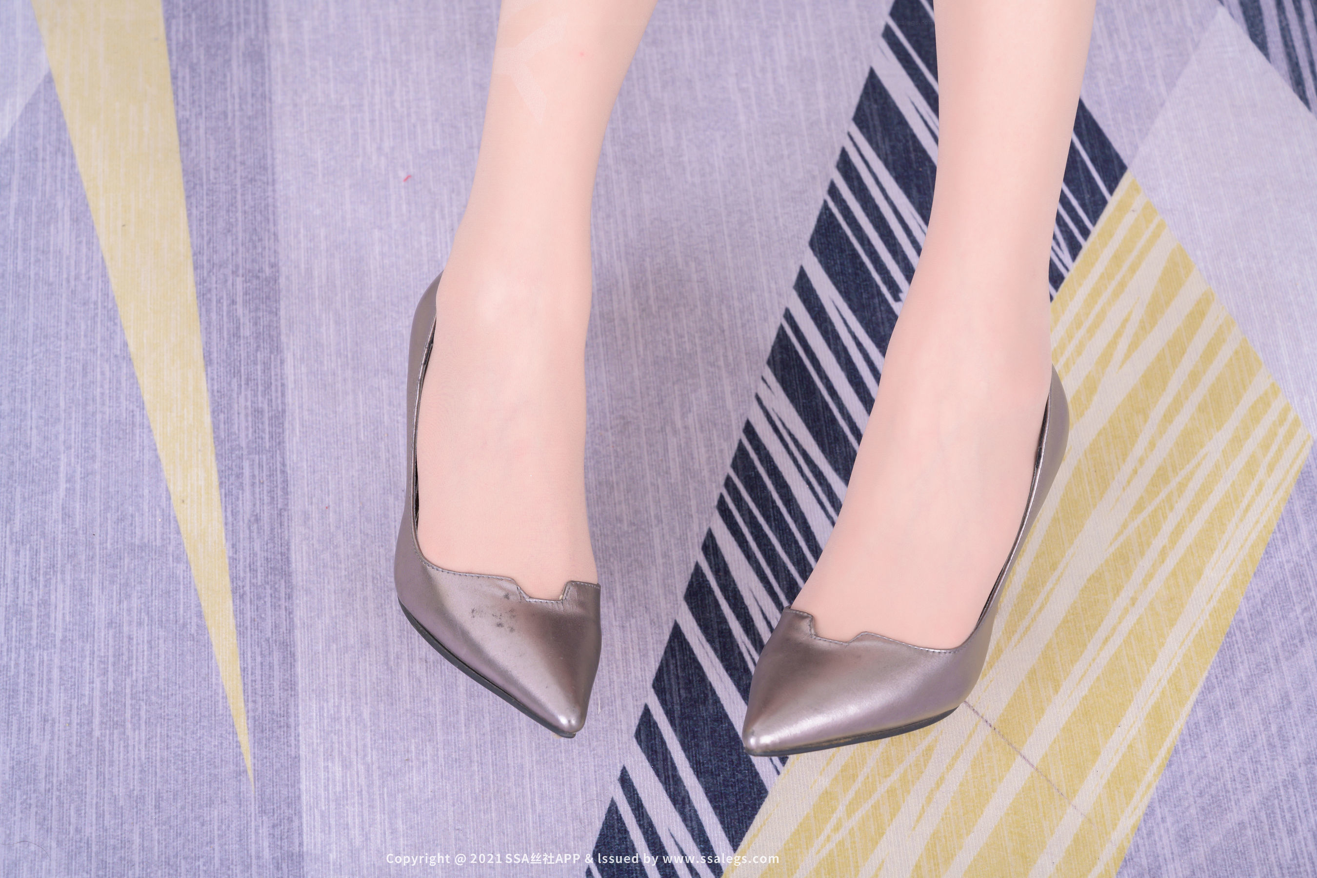 [SSA丝社]超清写真 No.714 腿模素素 涞觅肉丝袜美足（上）  第8张