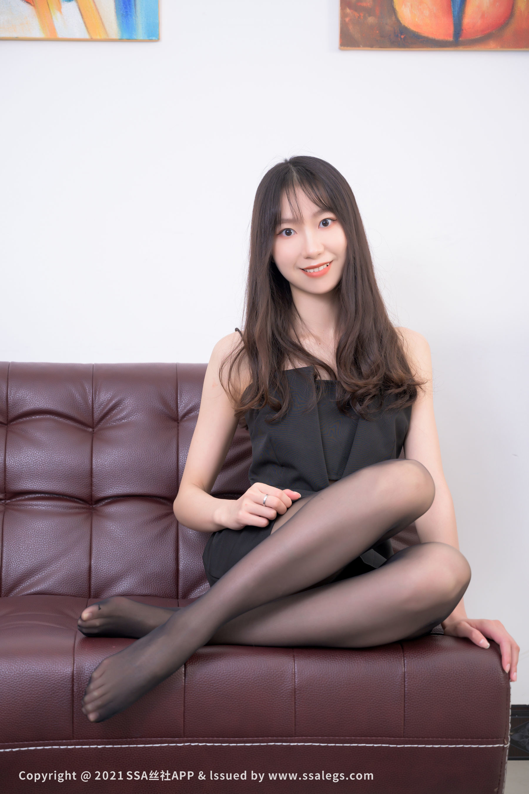 [SSA丝社]超清写真 No.706 模特伊霖 黑丝袜美腿（上）  第117张