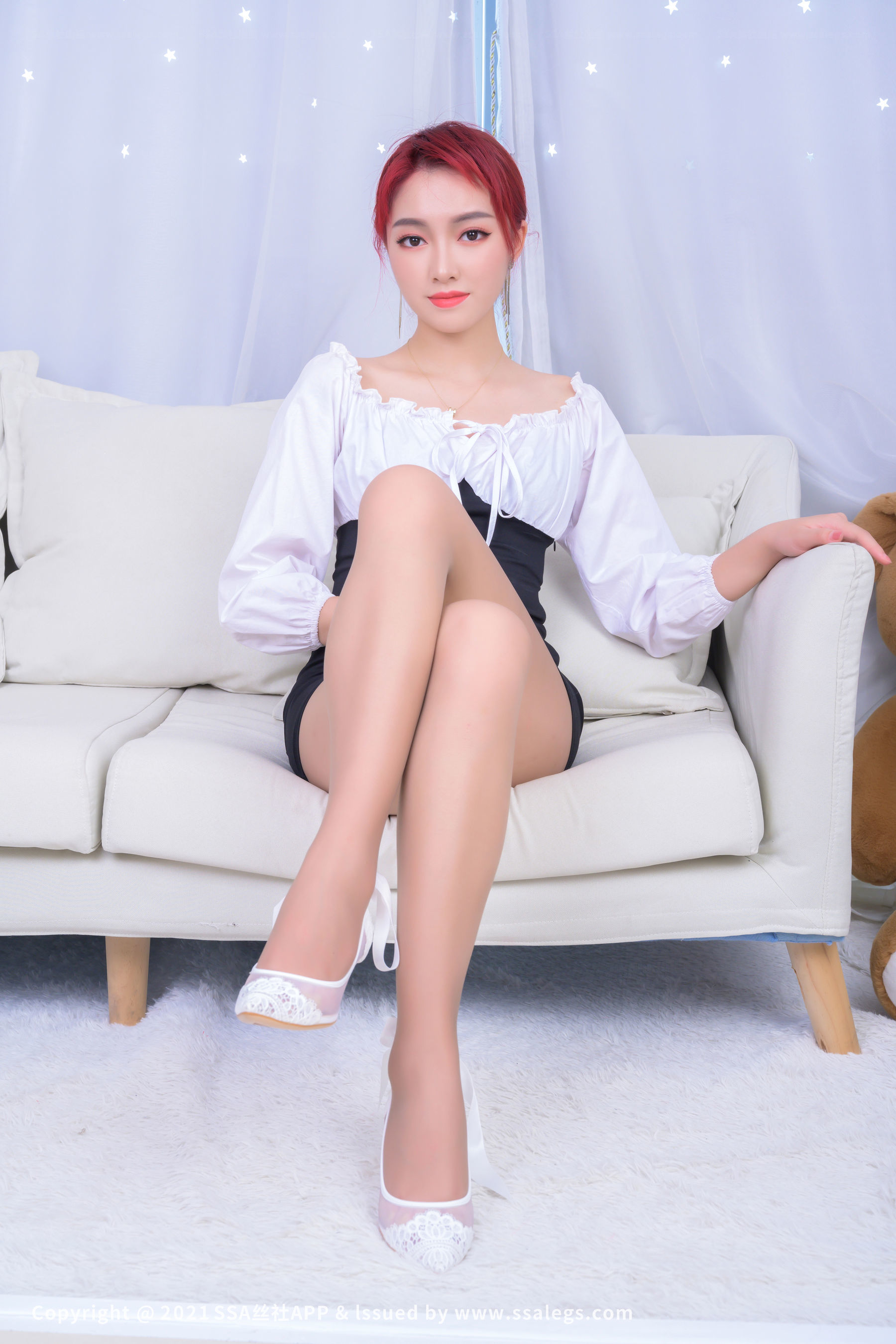 [SSA丝社]超清写真 No.696 模特思甜 咖啡丝美女（上）  第8张