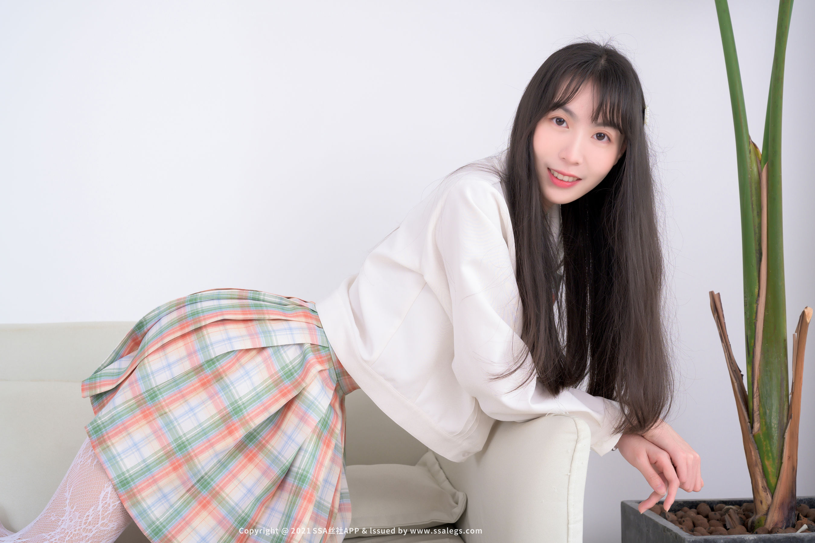 [SSA丝社]超清写真 No.677 腿模团团 白色网袜（下）  第20张