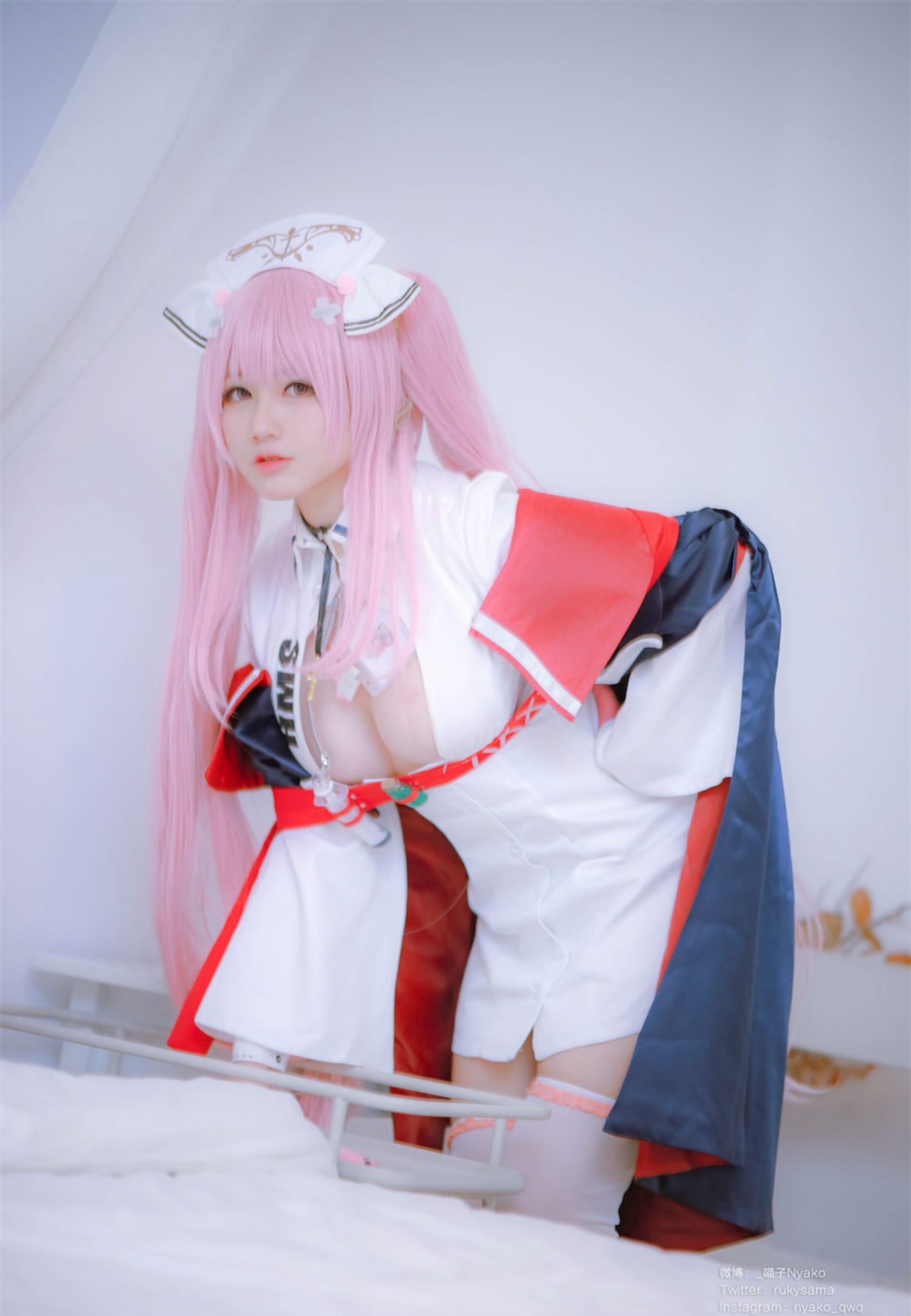 [福利COS] 萌妹子Nyako喵子 - 英仙座护士  第16张