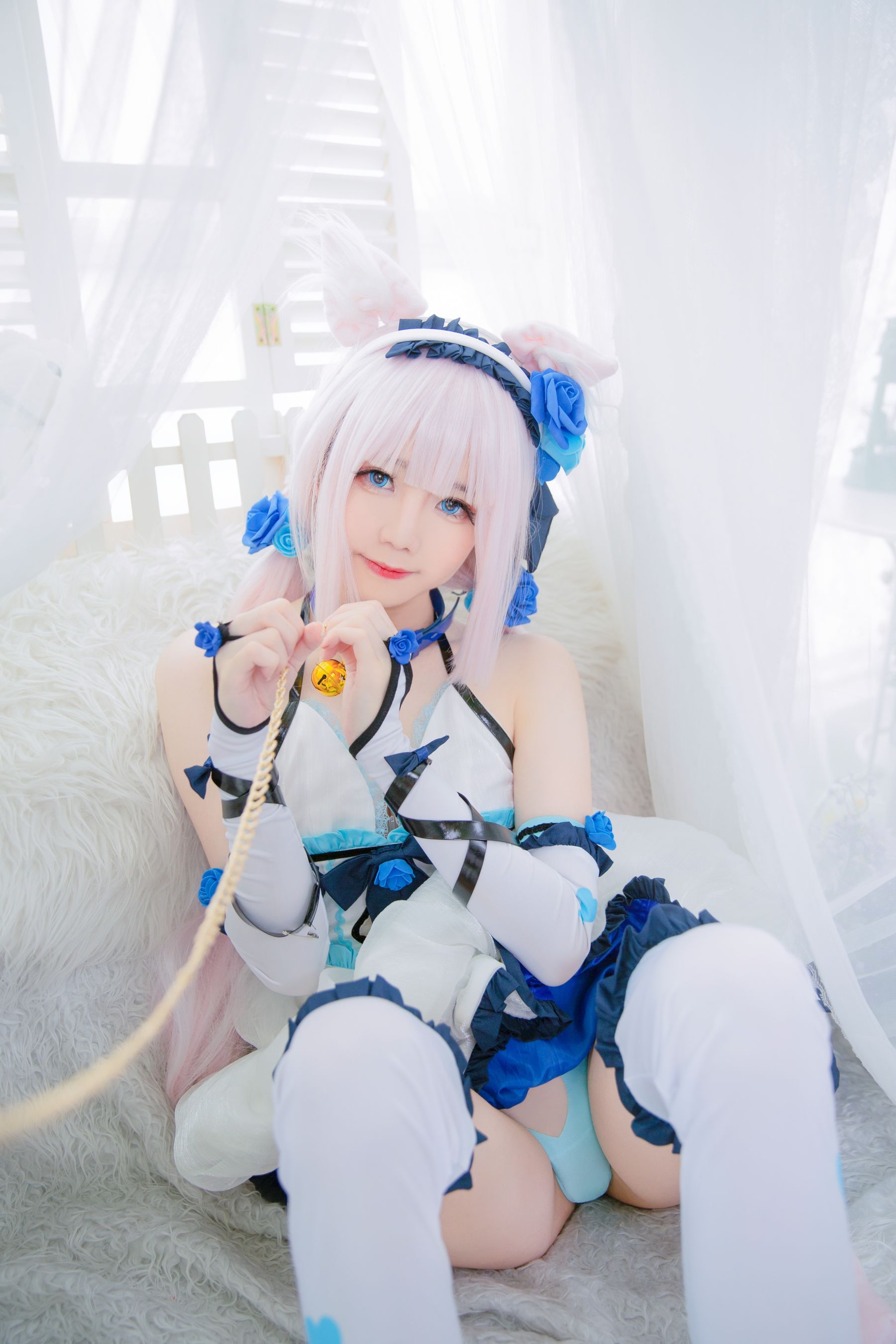 [福利COS] Sally Dorasnow - Nekopara Vanilla Lingerie  第4张