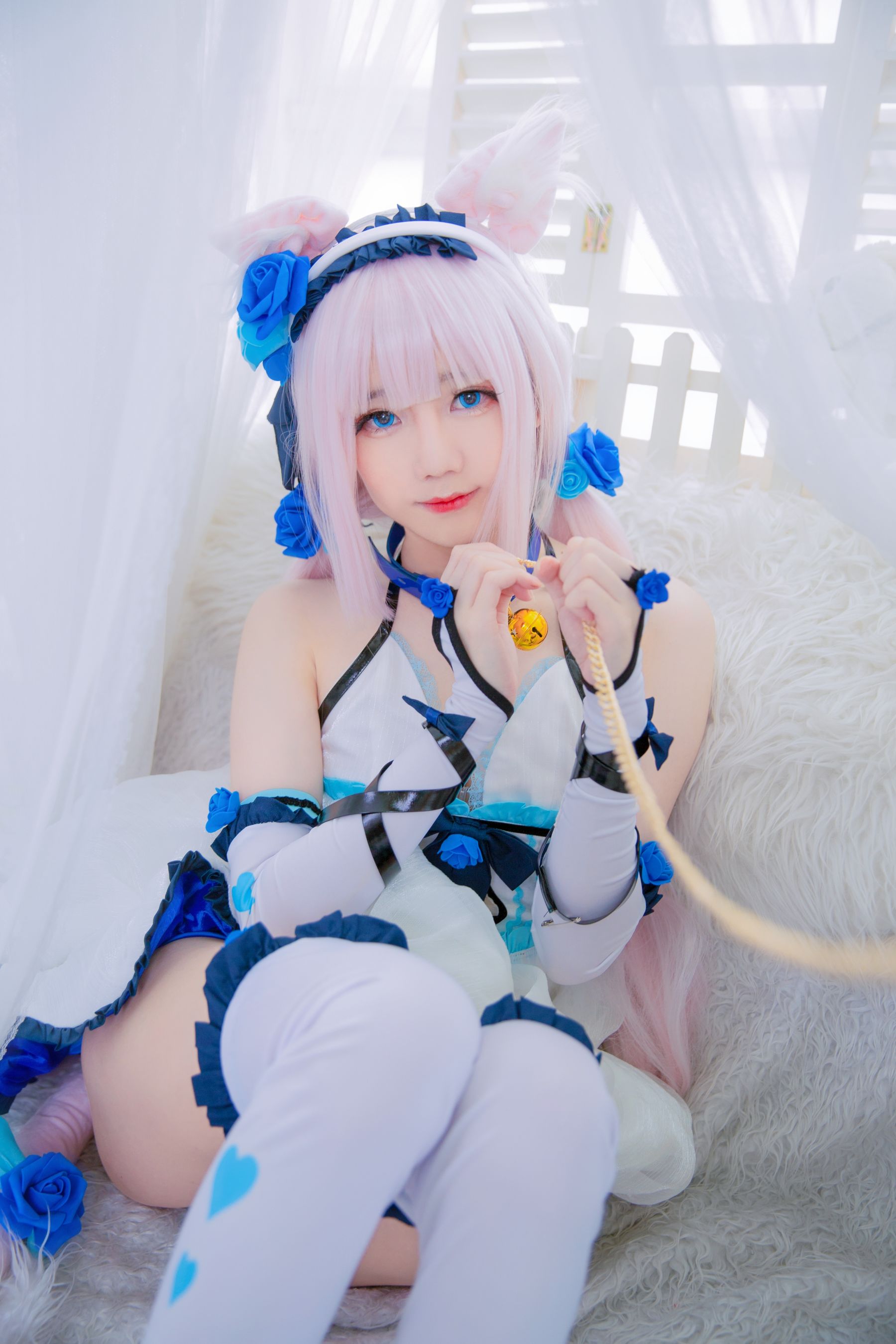 [福利COS] Sally Dorasnow - Nekopara Vanilla Lingerie  第4张