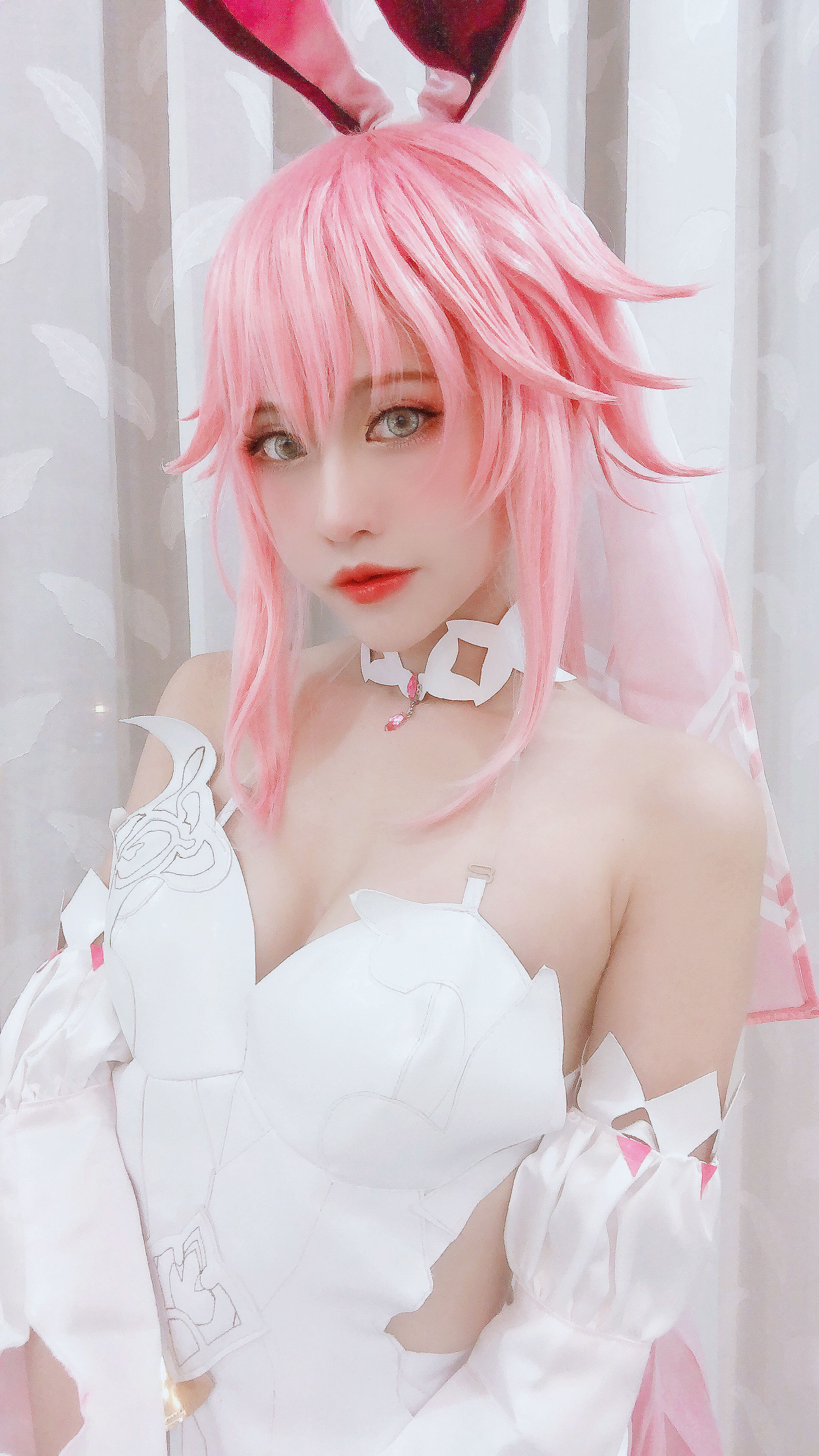 [福利COS] PingPing - Yae Sakura Wedding dress  第13张