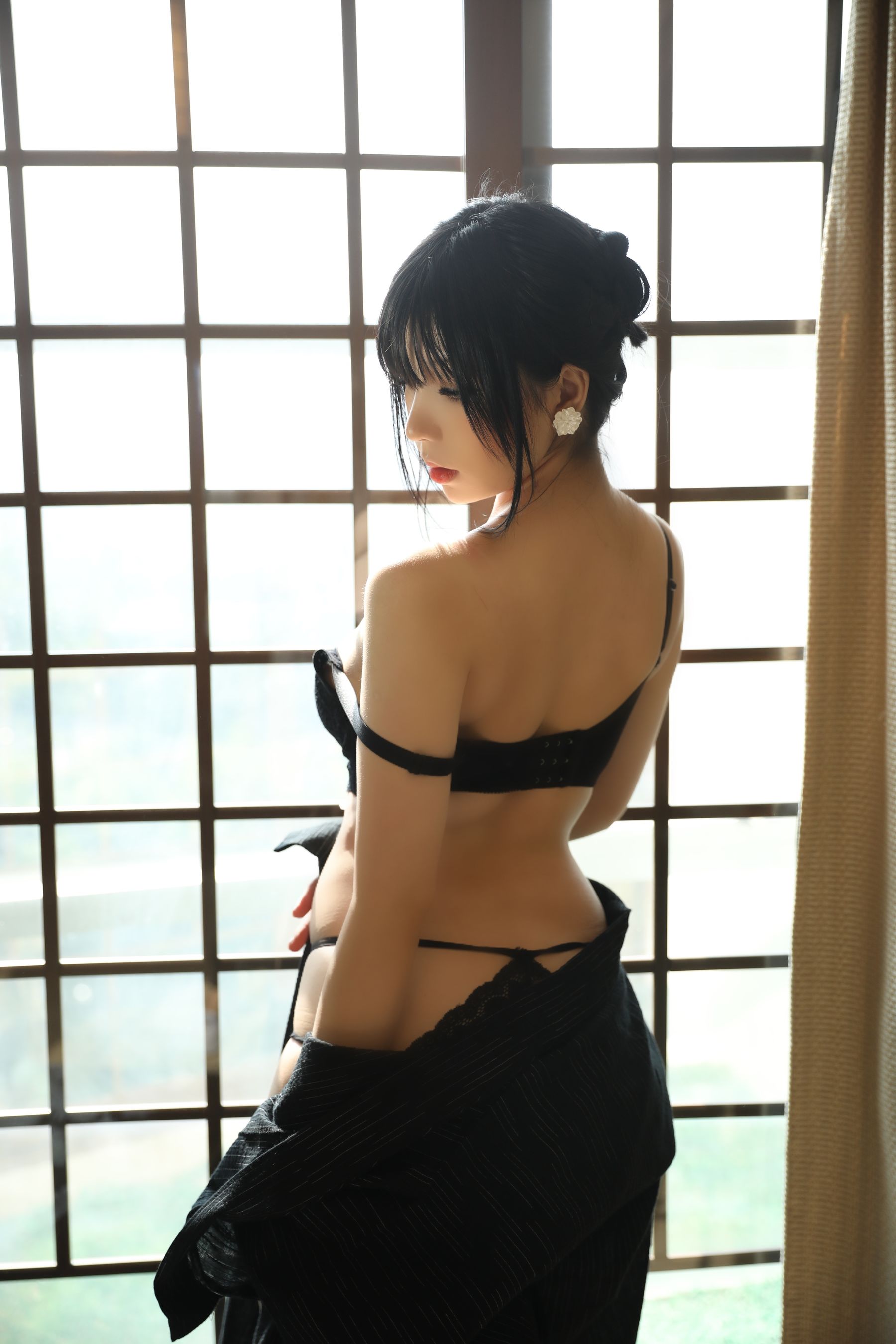 [福利COS] 二次元巨乳美女鹿野希 - 未亡人  第101张