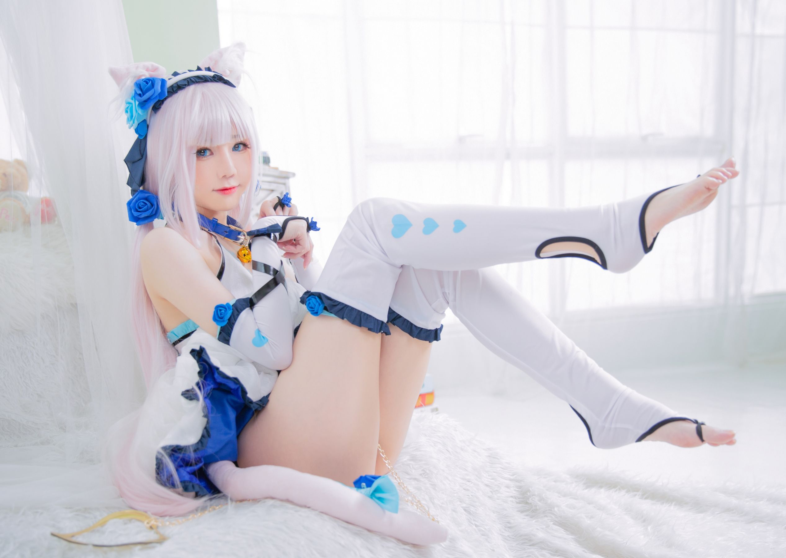 [福利COS] Sally Dorasnow - Nekopara Vanilla Lingerie  第11张