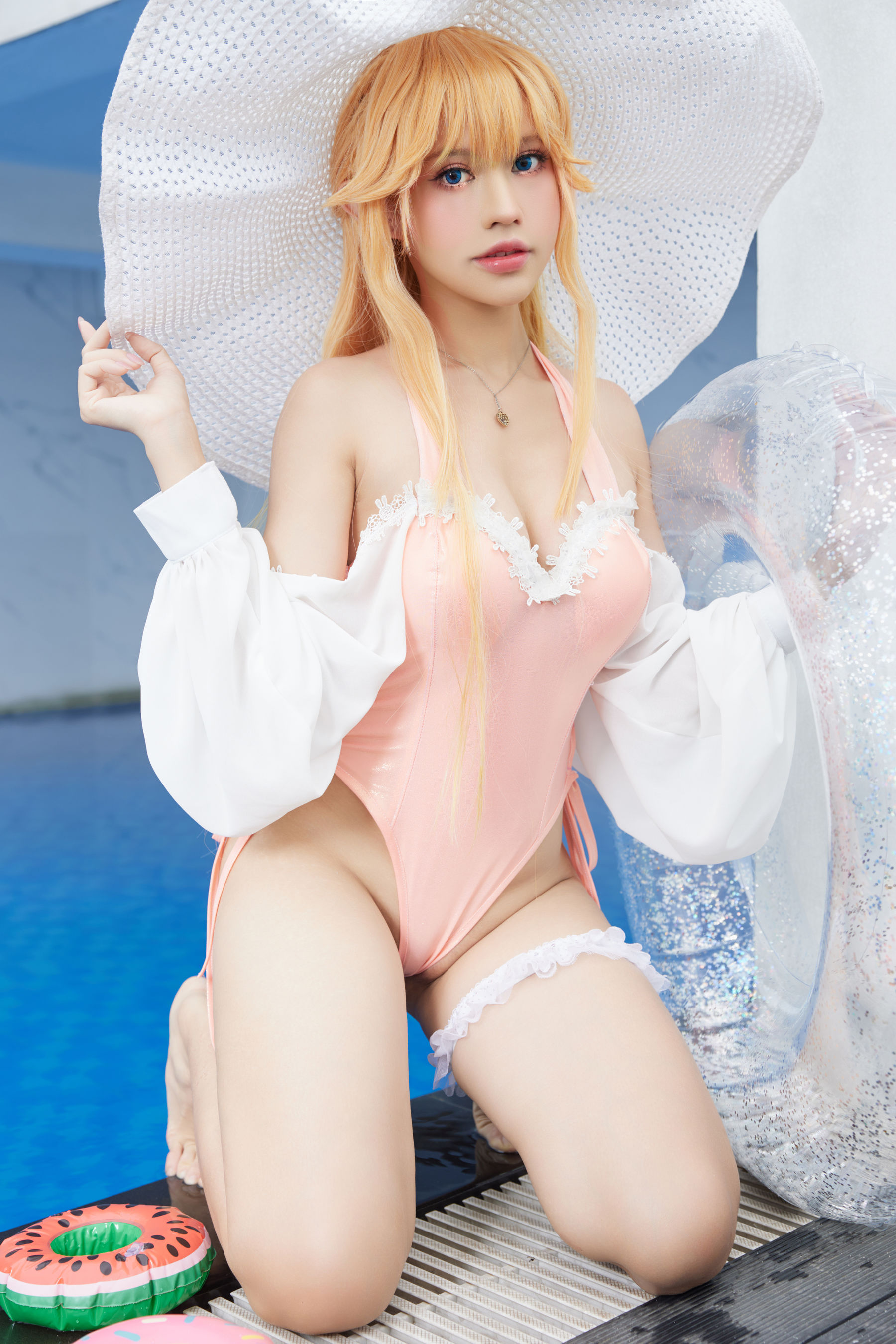 [福利COS] PingPing - Richelieu Swimsuit  第3张