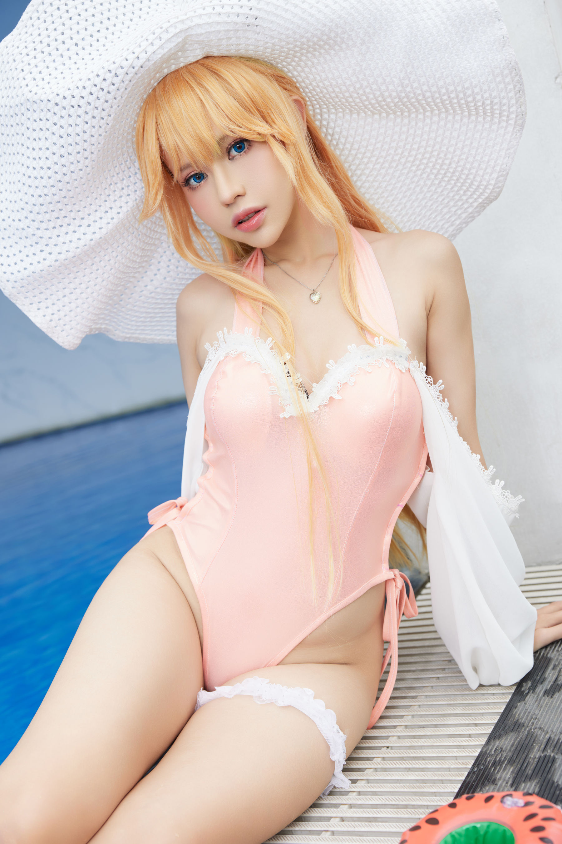 [福利COS] PingPing - Richelieu Swimsuit  第13张