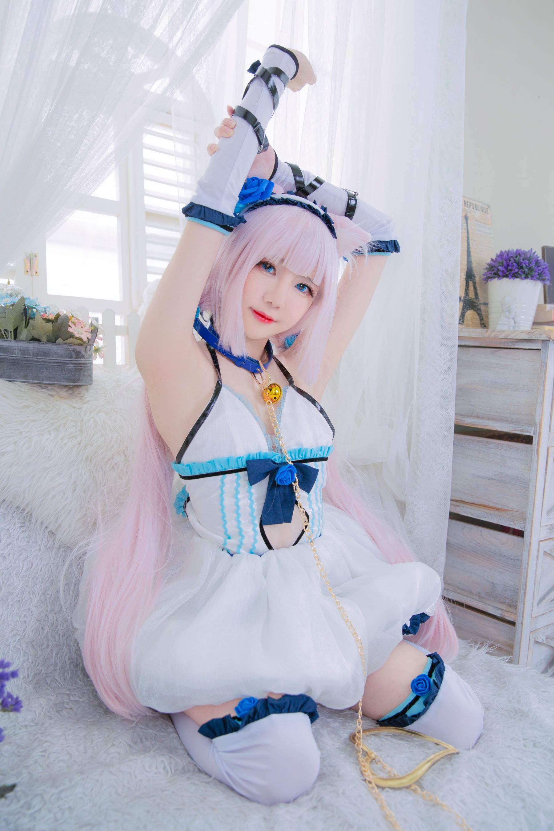 [福利COS] Sally Dorasnow - Nekopara Vanilla Lingerie  第23张