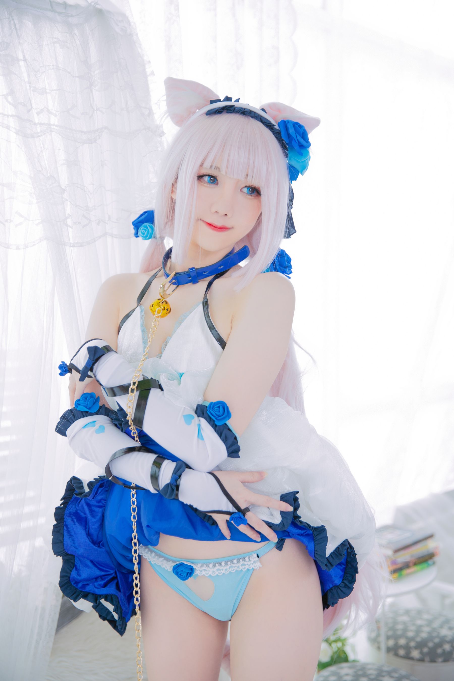 [福利COS] Sally Dorasnow - Nekopara Vanilla Lingerie  第5张